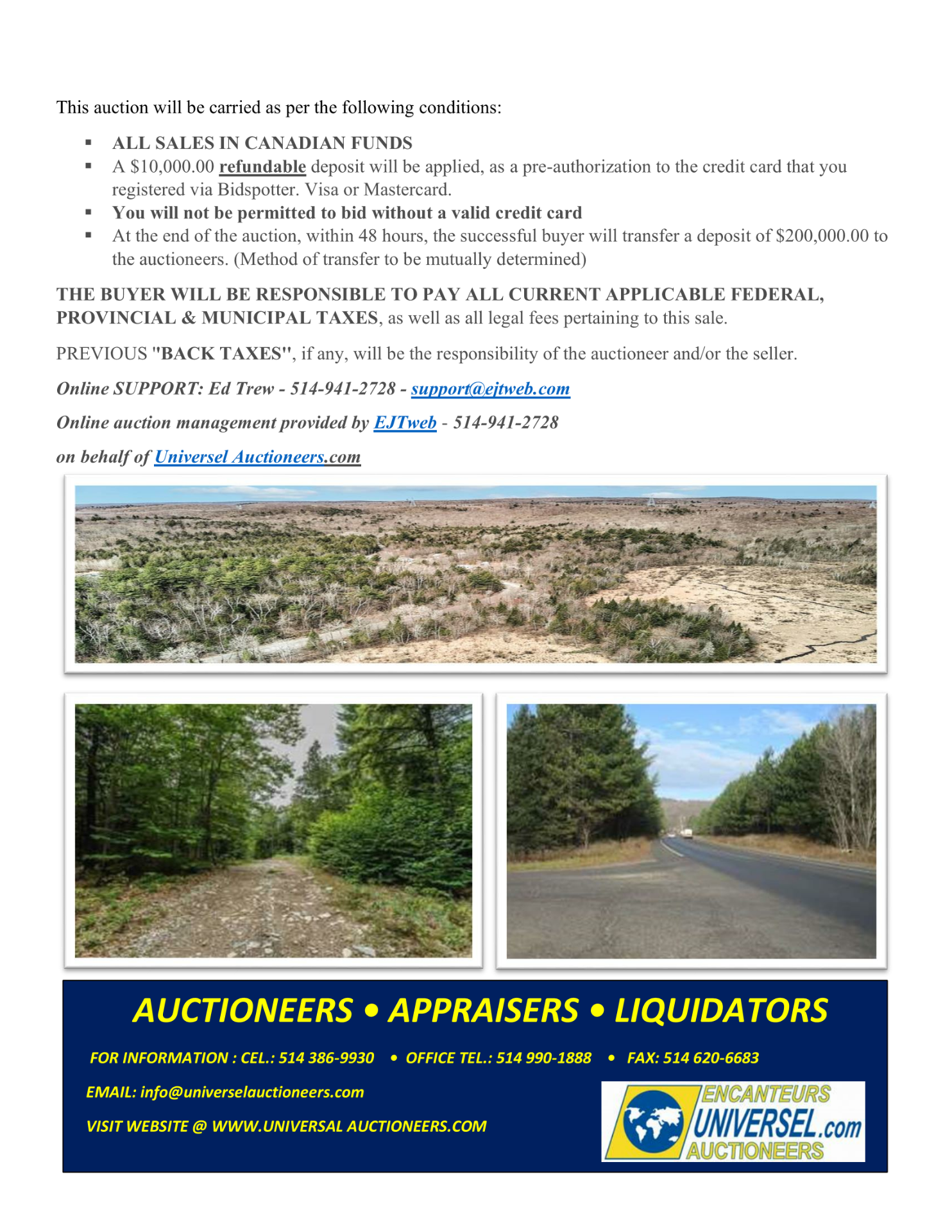 BROCHURE NOTE: FINAL SALE PRICE SUBJECT TO A $200,000 CAD DEPOSIT - Image 3 of 3