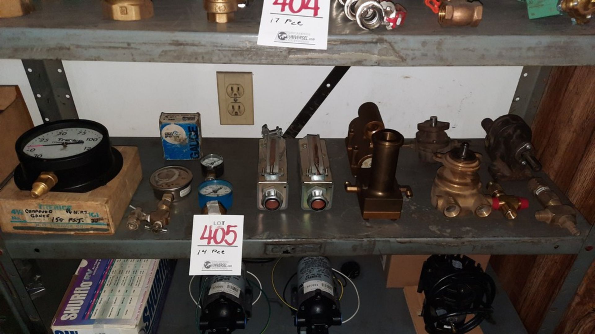 LOT: (14) Asst. Valves,Gauges, etc