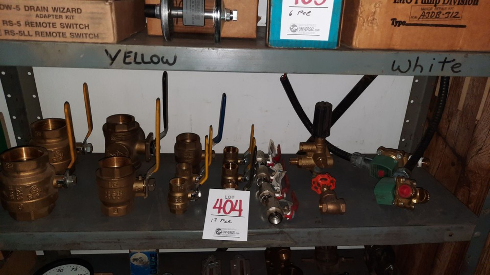 LOT: (17) Asst. Brass Valves