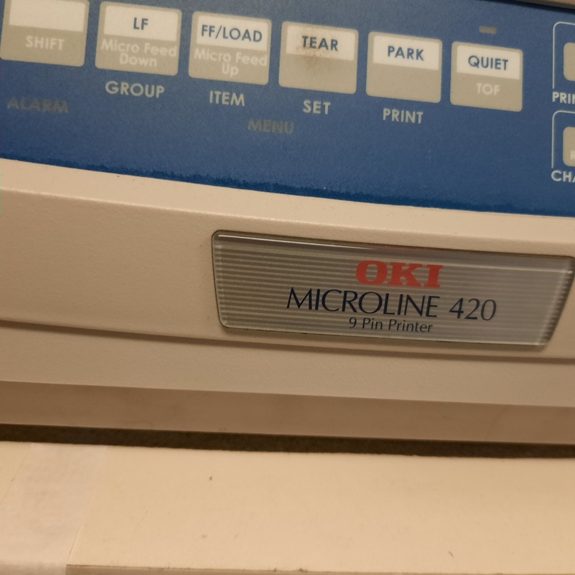 OKI Microline 420 9-pin Printer - Image 2 of 3