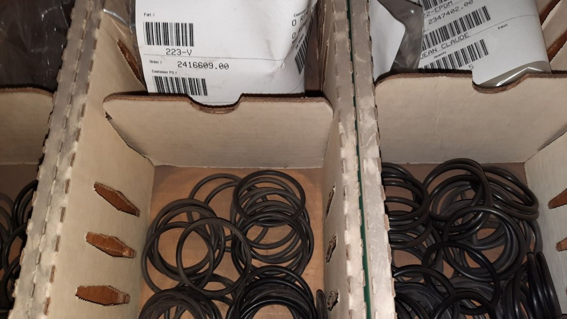 LOT: (6 bins) Asst. O-rings (see photos for details) - Image 3 of 3