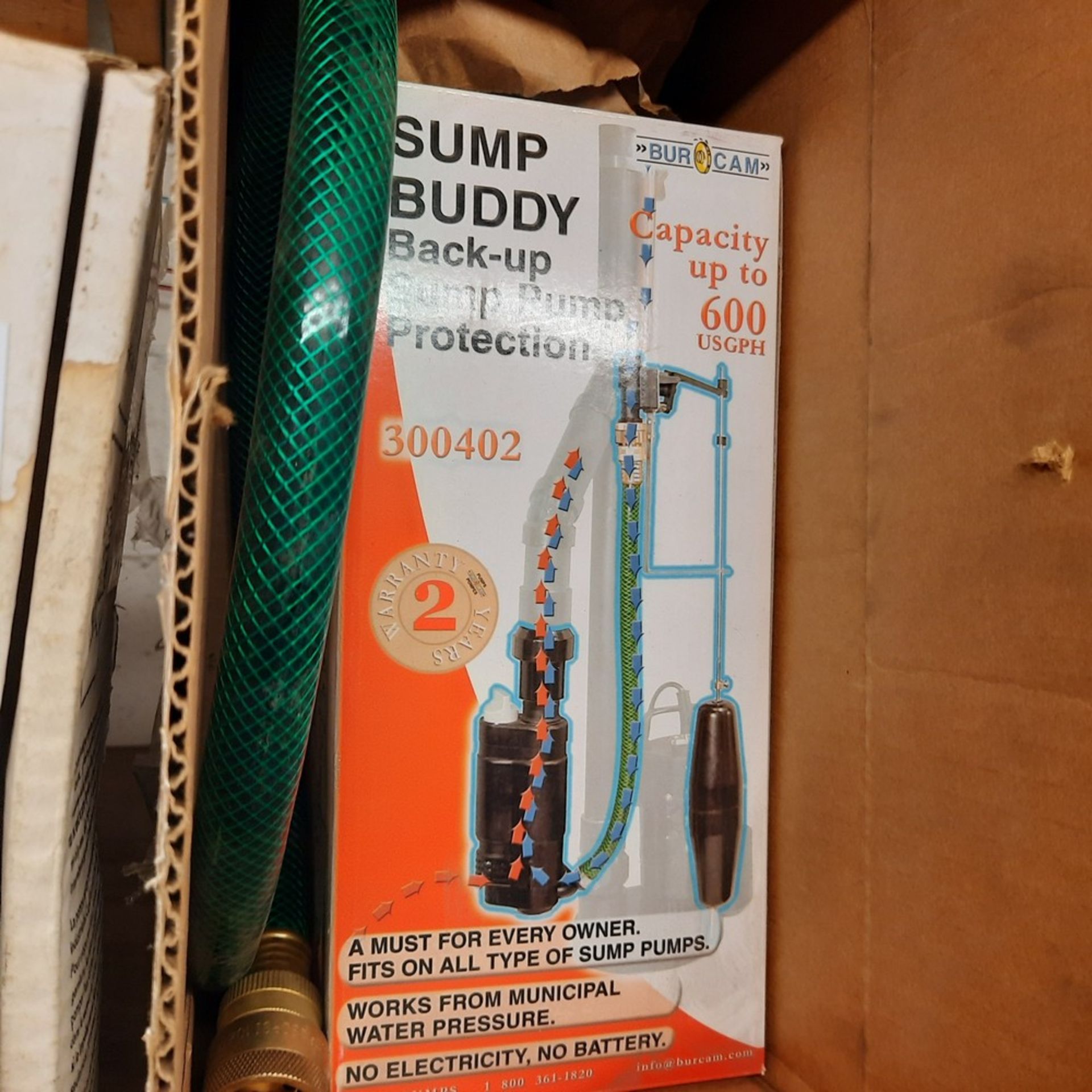 Sump Pump Buddy / Back-Up (see photo for specifications)