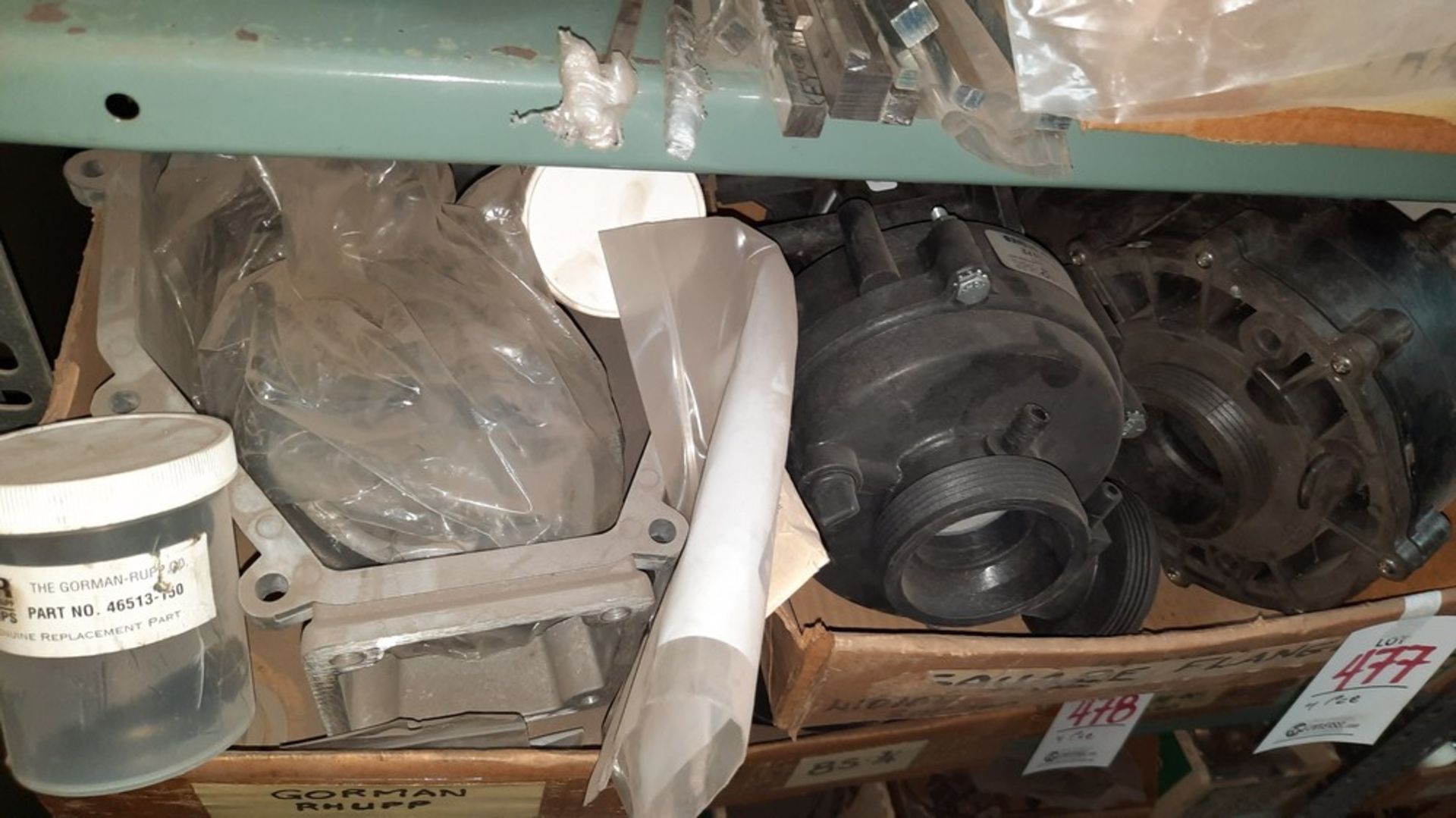LOT: (4 bins) Asst. Motor / Pump Parts. (see photos for details) - Image 3 of 3