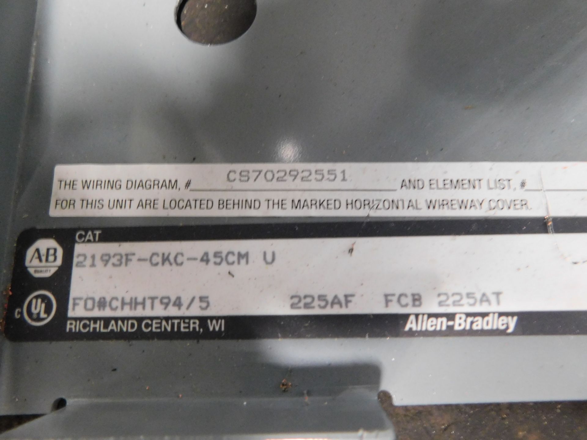 Lot of (12) Allen Bradley Electrical MCC Buckets - Image 7 of 17
