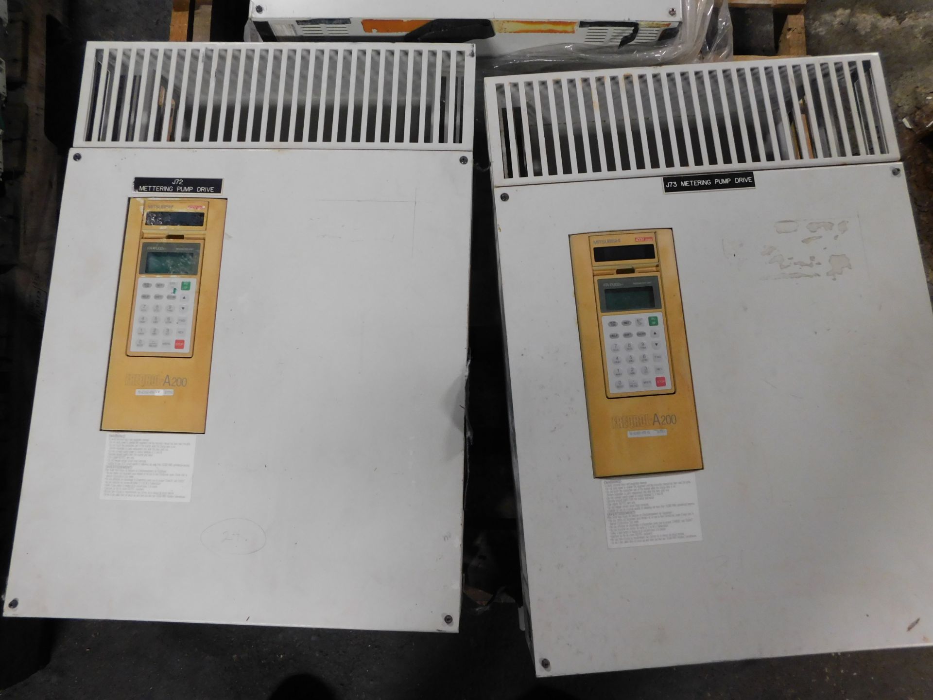 Lot of (3) Mitsubishi Electrical Drives - Image 2 of 5