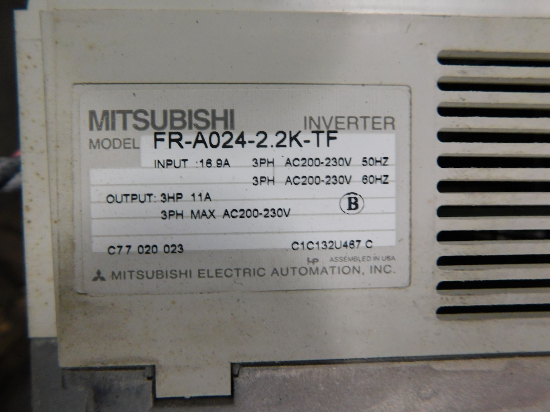 Lot of (22) Miscellaneous Allen Bradley, Flowdrive, Yasakawa, and Mitsubishi Electrical Drives - Image 6 of 9