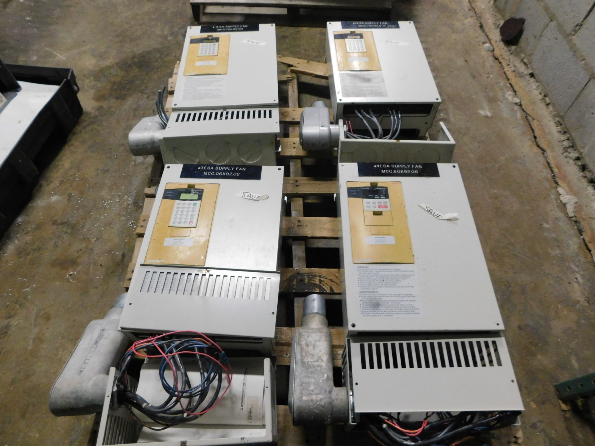 Lot of (4) Mitsubishi Electrical Drives