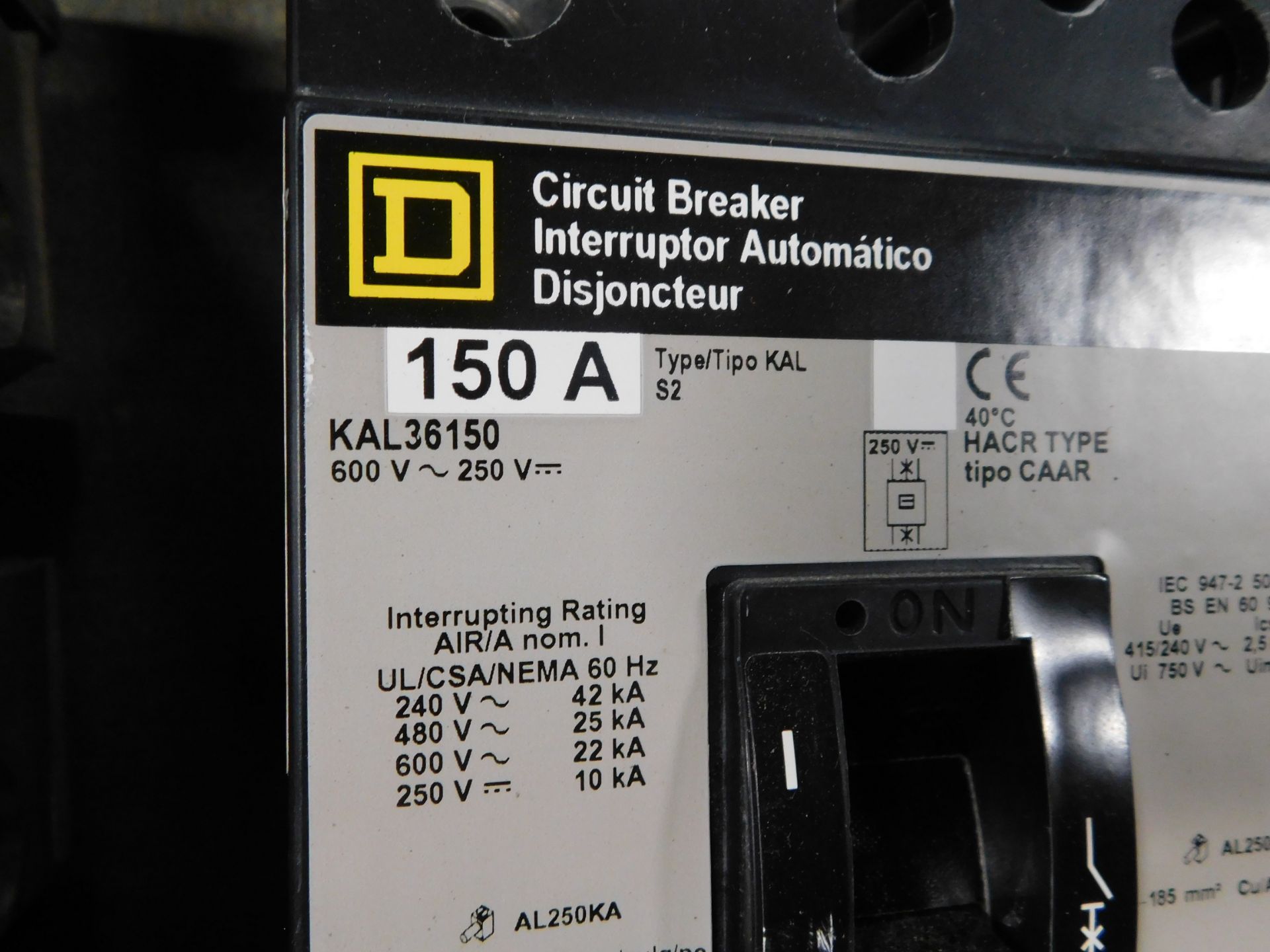 Lot of (13) Sylvania, Westinghouse, and Square D Electrical Circuit Breakers - Image 4 of 6