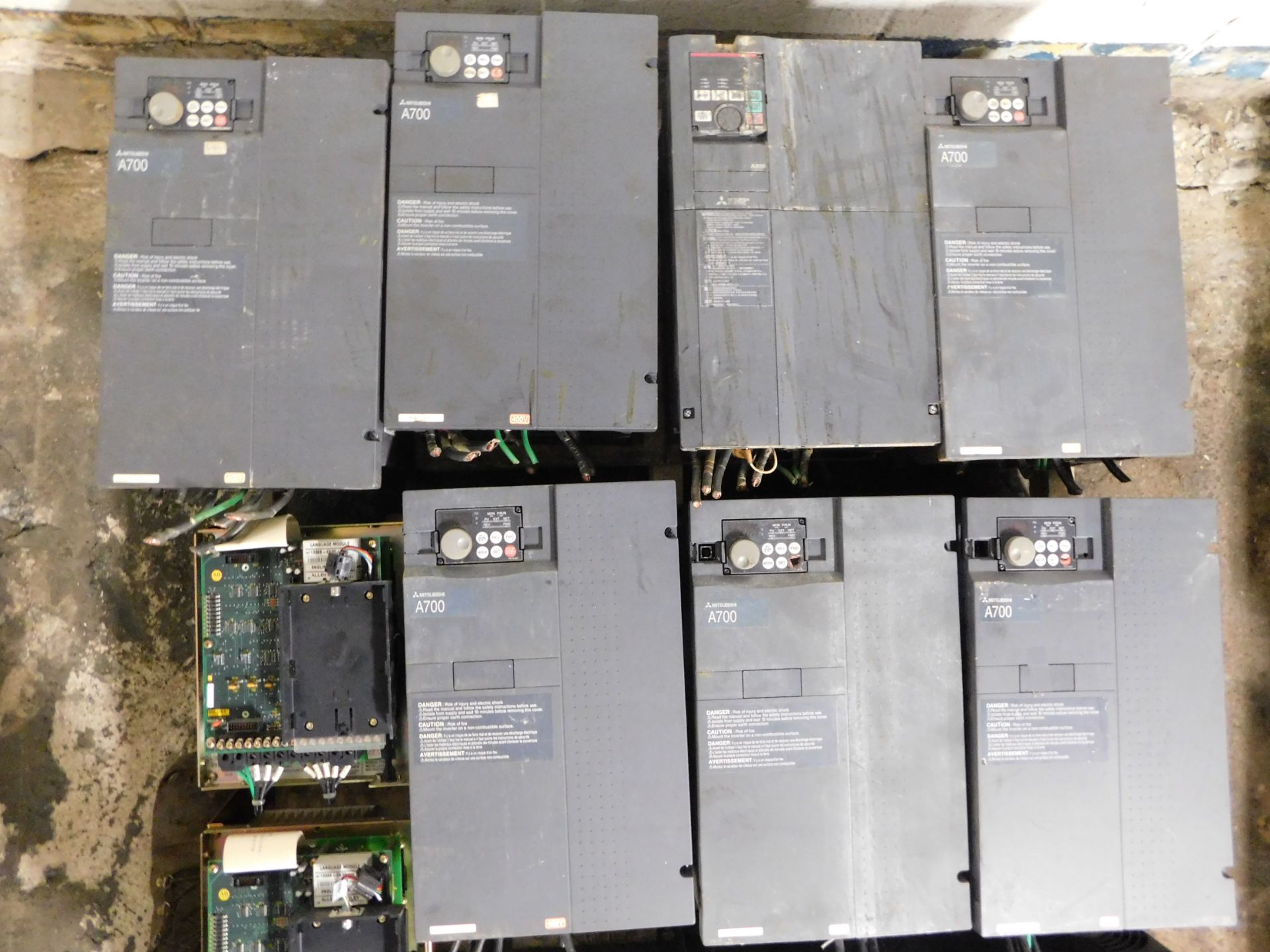 Lot of (13) Allen Bradley and Mitsubishi Electrical Drives - Image 3 of 7