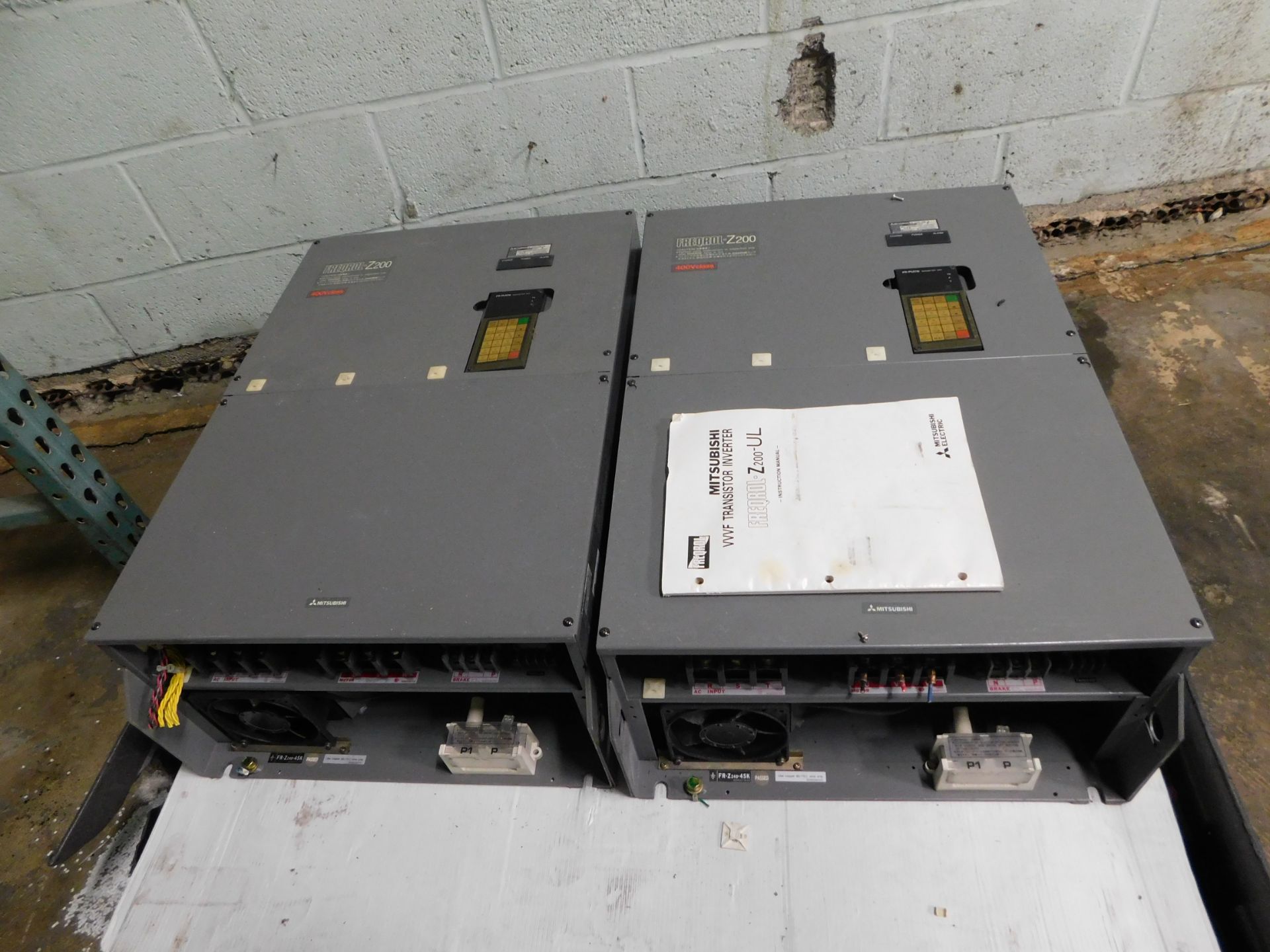 Lot of (2) Mitsubishi Electrical Drives - Image 2 of 5