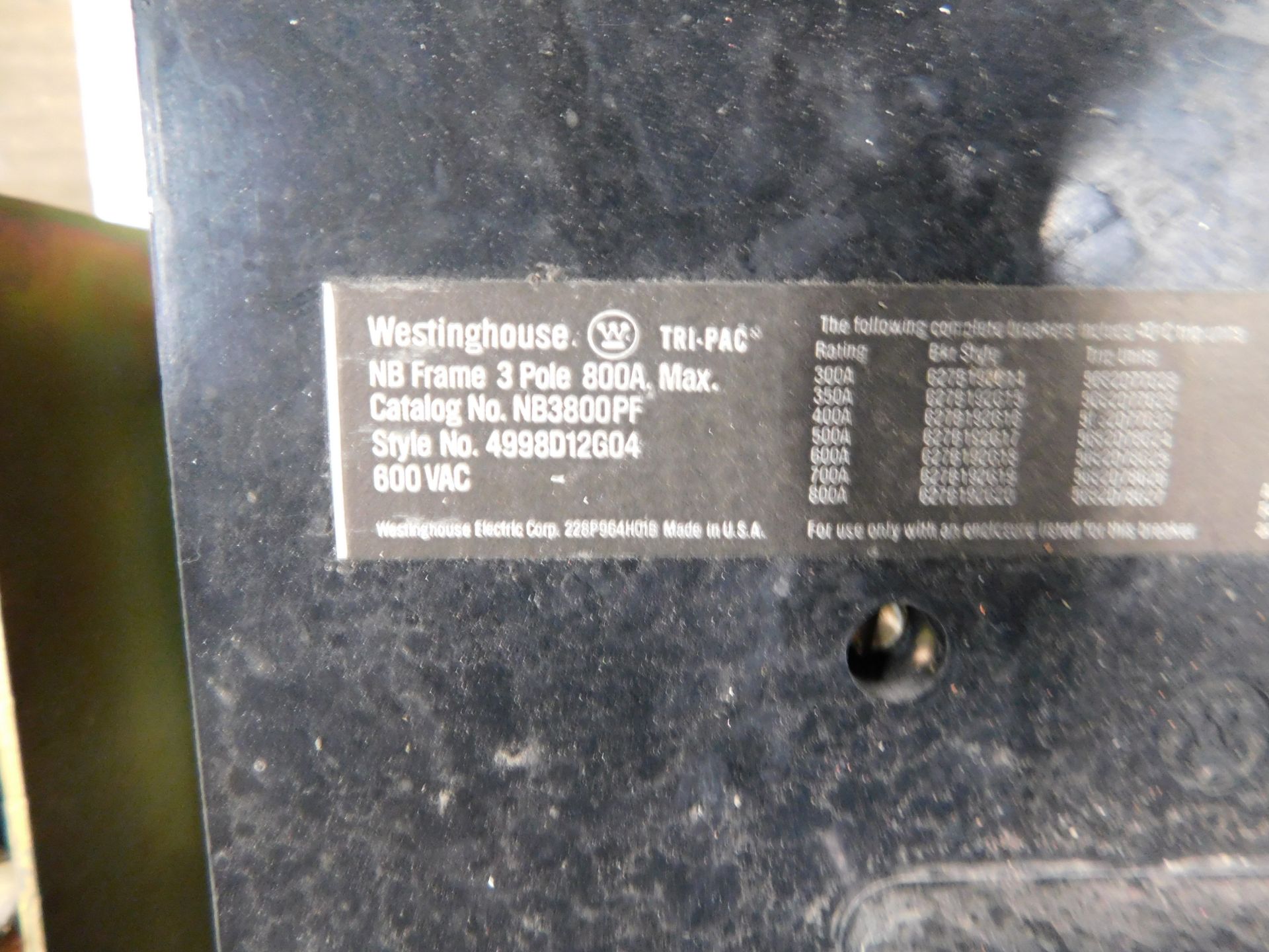 Lot of (7) Westinghouse and Square D Electrical Circuit Breakers - Image 6 of 9