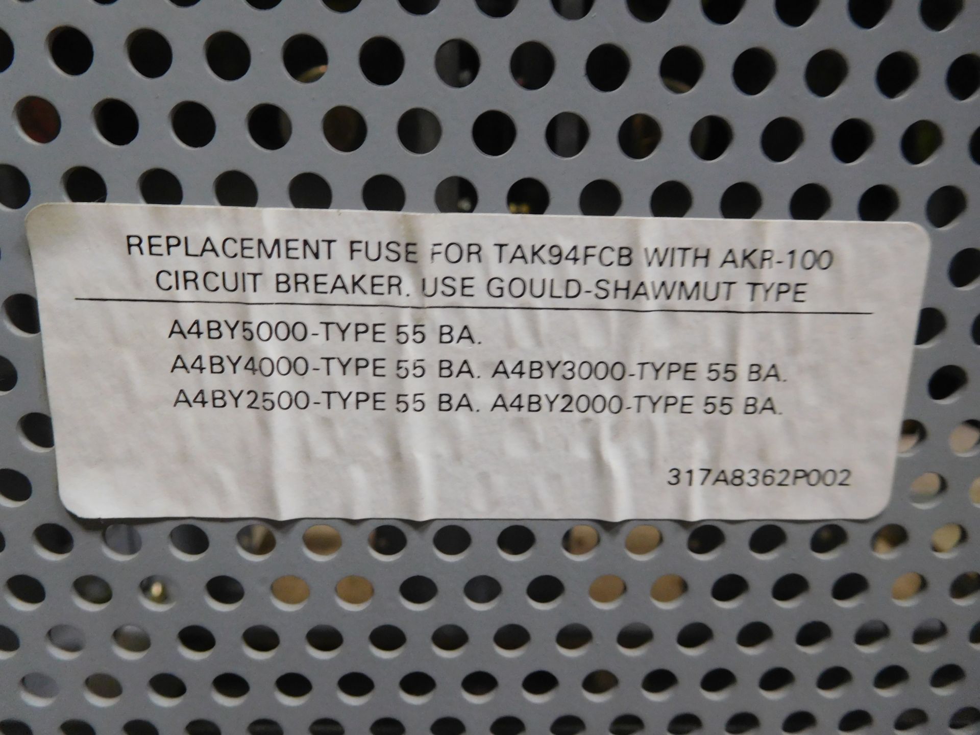 GE TAK94FCB 4000 Amp Fuse Rollout Truck - Image 3 of 14