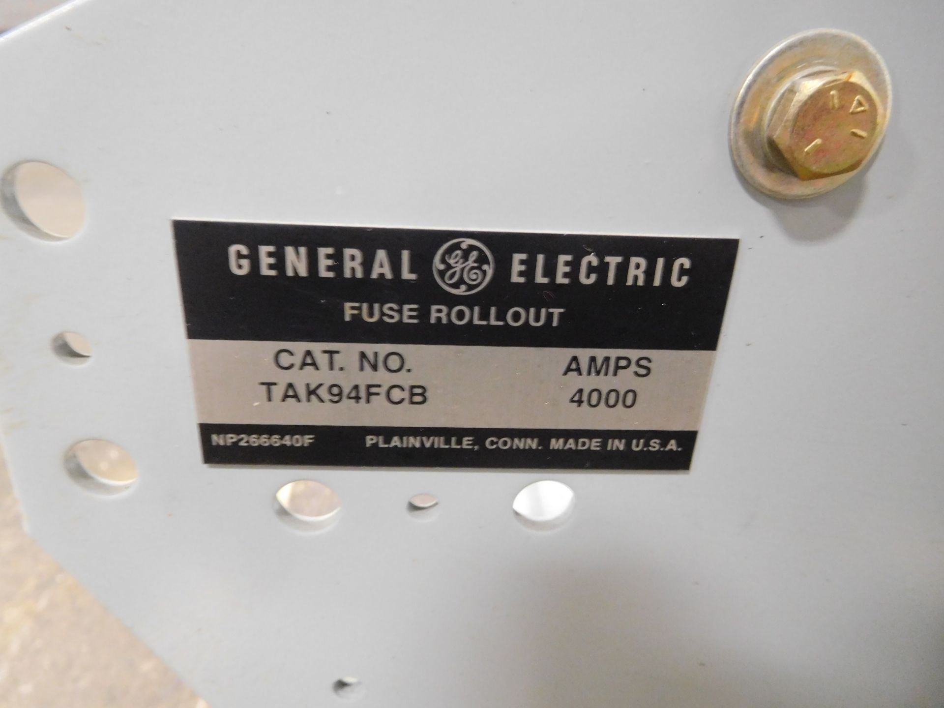 GE TAK94FCB 4000 Amp Fuse Rollout Truck - Image 2 of 14