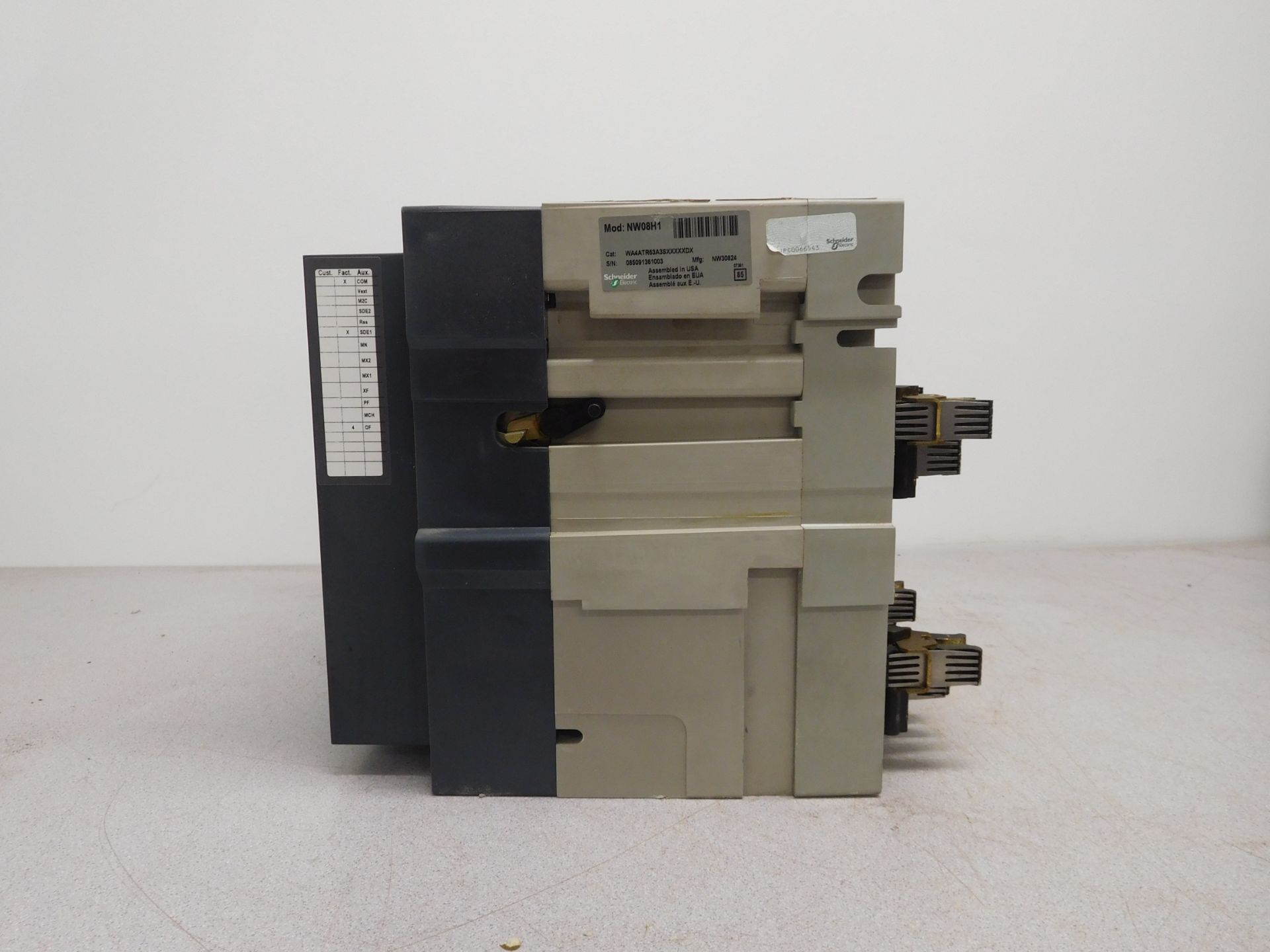 Square D NW 08 H1 800 Amp Low-Voltage Power Circuit Breaker - Image 5 of 7