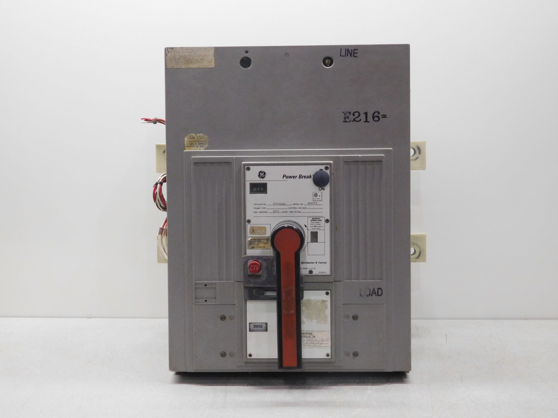 GE TPYY8630 Power Break 3000 Amp Circuit Breaker