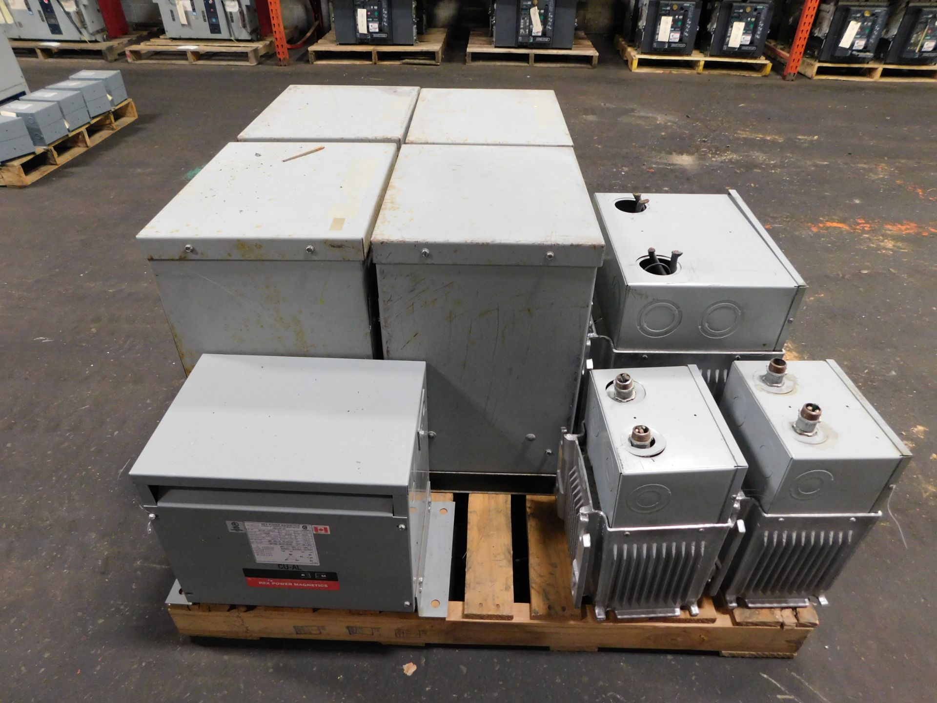 Lot of (8) Miscellaneous GE, Federal Pacific, and Rex Power Magnetics Electrical Transformers - Image 2 of 7