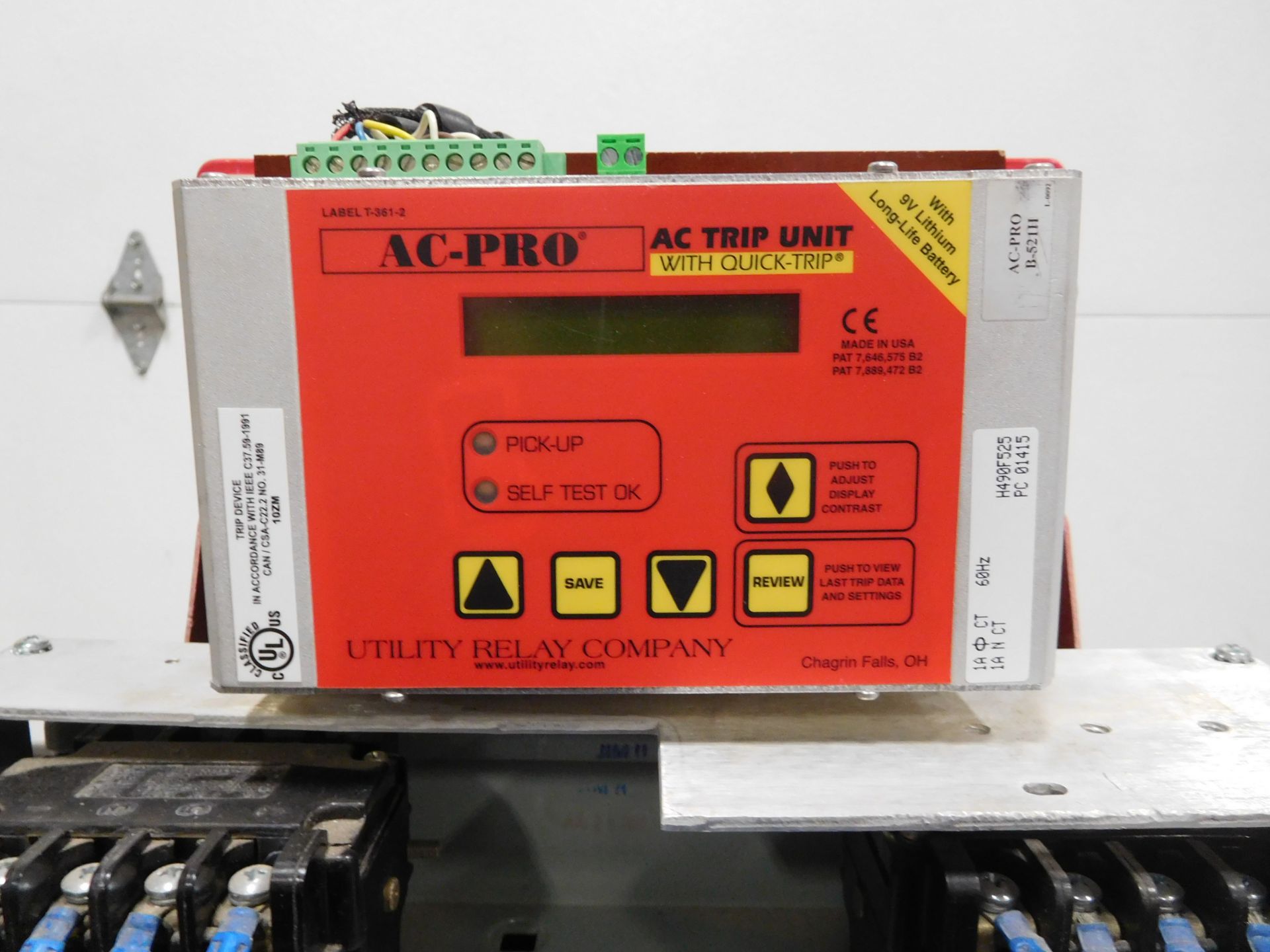 ABB K 800 S K-Line 800 Amp Power Circuit Breaker - Image 3 of 9