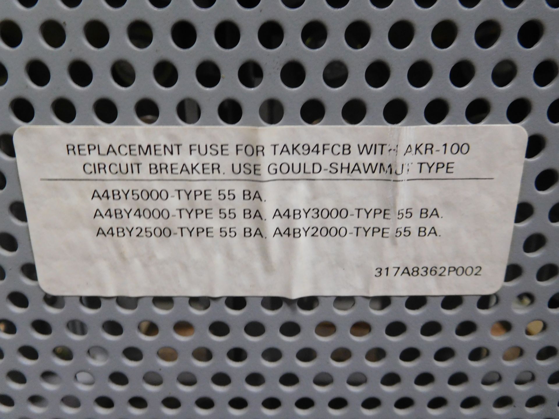 GE TAK94FCB 4000 Amp Fuse Rollout Truck - Image 3 of 14