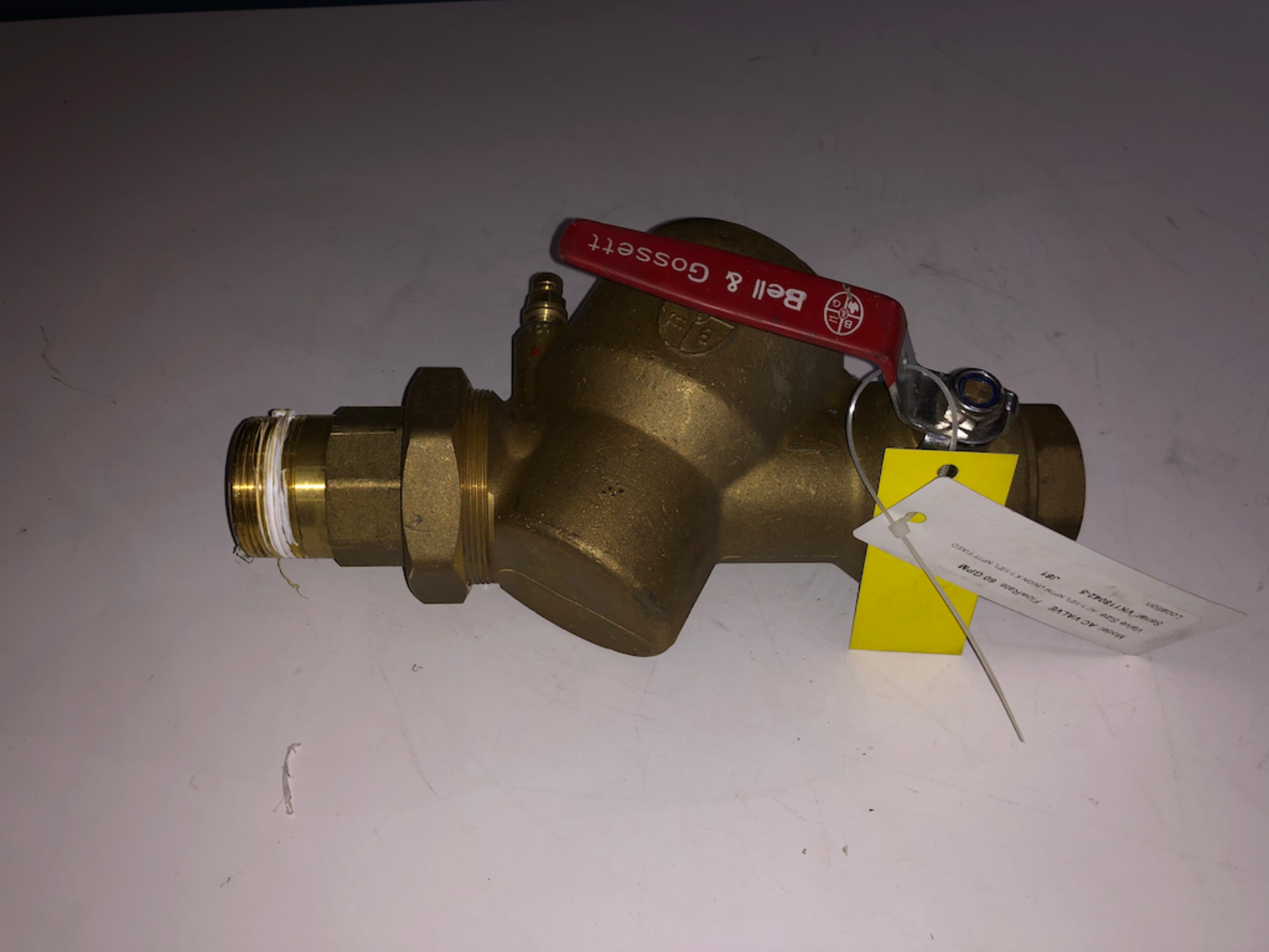 BELL & GOSSET AC VALVE FLOWRATE 60 GPM VALVE SIZE 1-1/2"L - Image 4 of 6