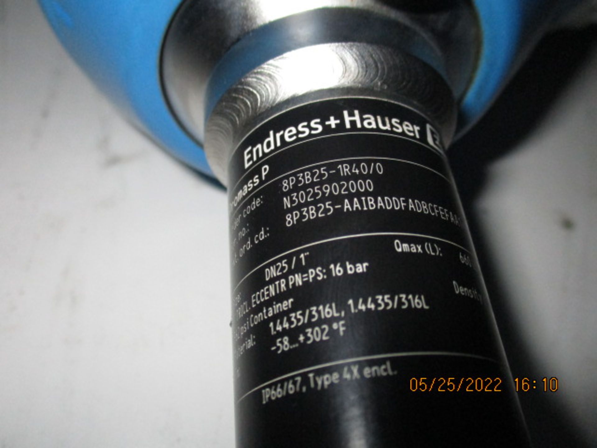 ENDRESS + HAUSER PROMASS 300 FLOW METER W PROMASS P SIZE DN25 / 1' - Image 6 of 7