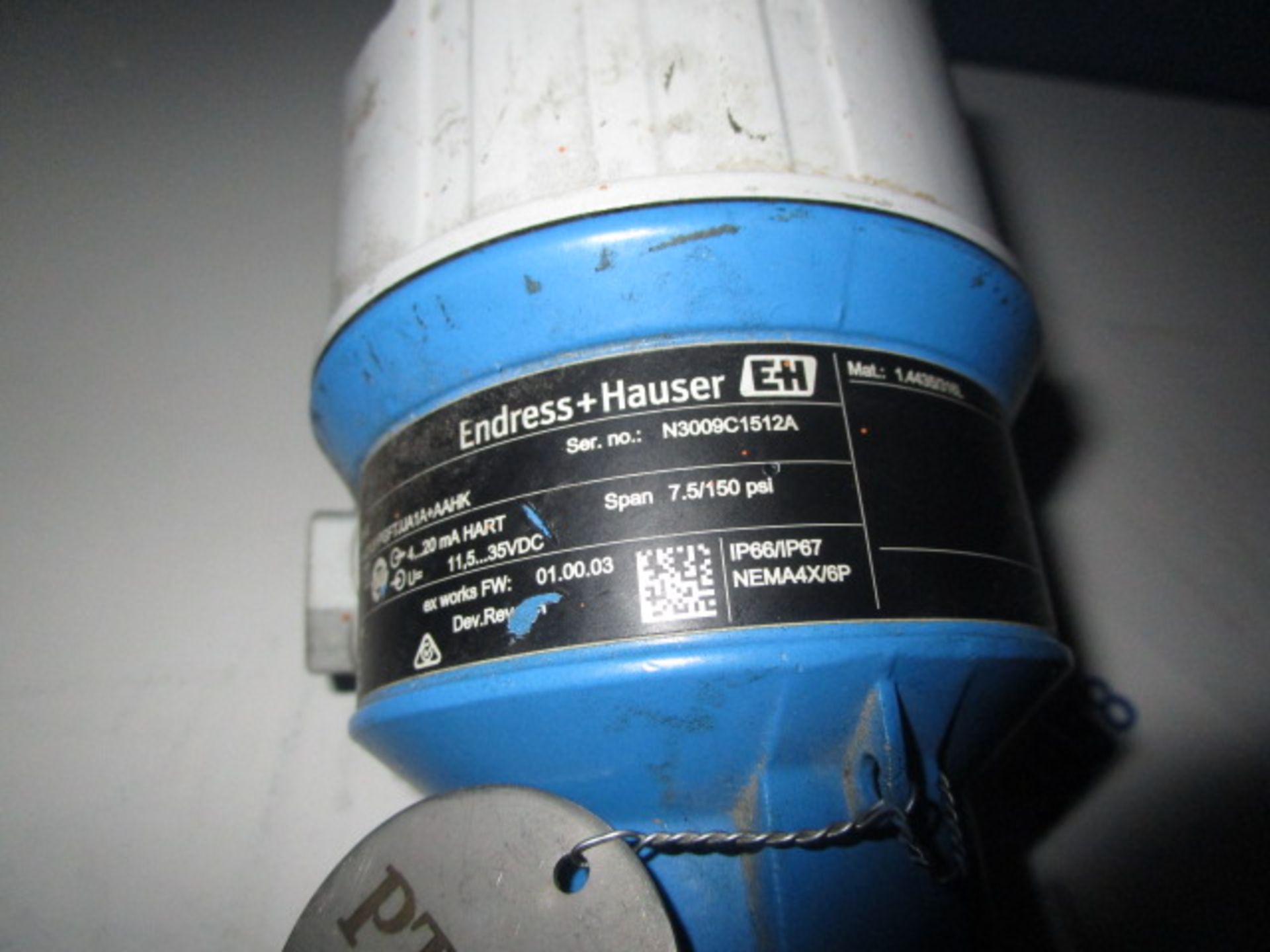 ENDRESS + HAUSER CERABAR M PMP55-4JUP 0/0 DIGITAL PRESSURE TRANSMITTER - Image 5 of 5