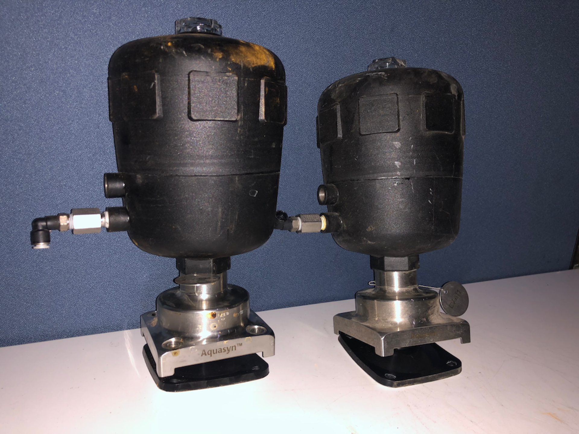 QTY-2 AQUASYN DIAPGHRAM VALVE ACTUATED VALVE - Image 2 of 4