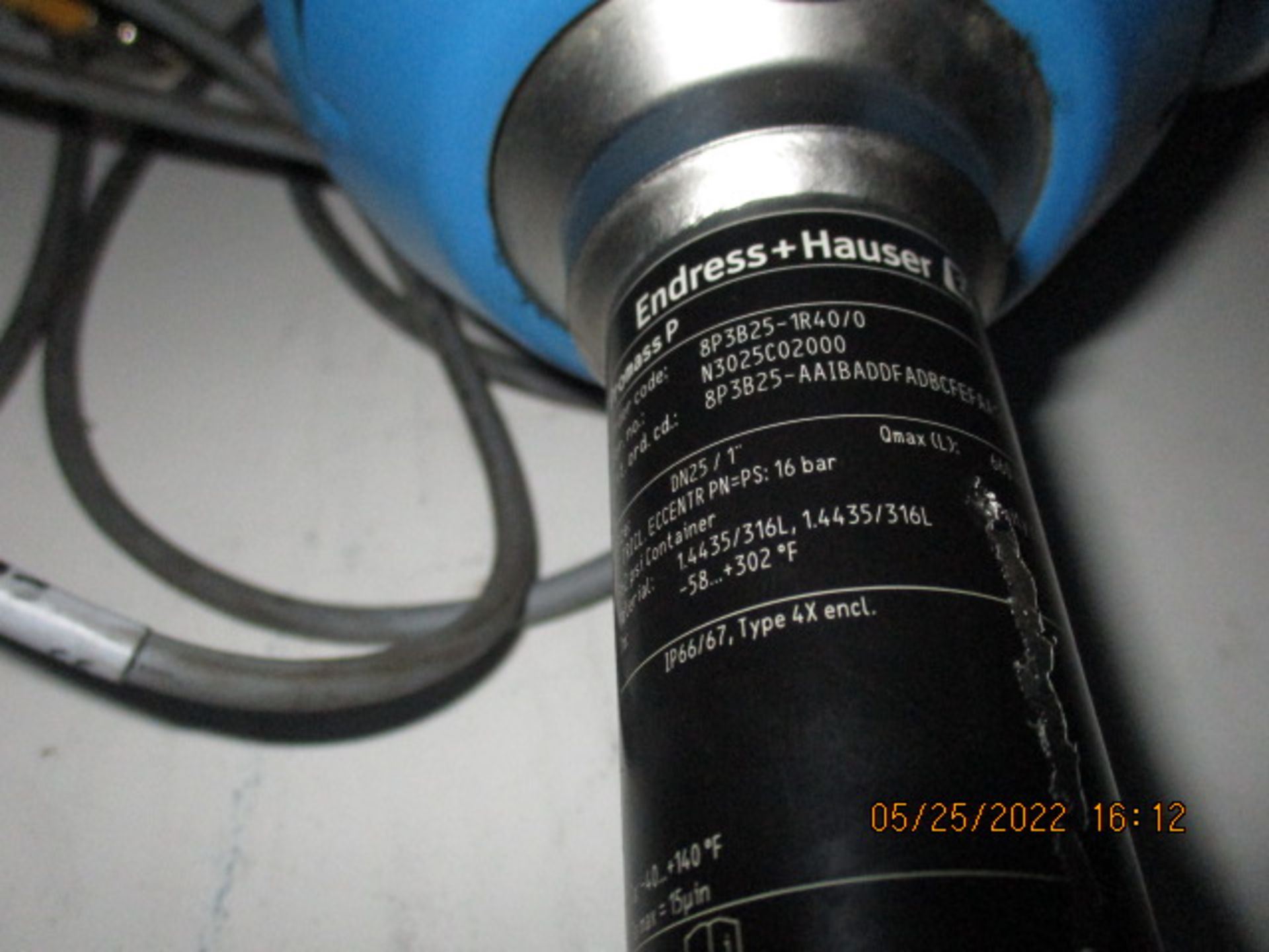 ENDRESS + HAUSER PROMASS 300 FLOW METER W PROMASS P SIZE DN25 / 1' - Image 7 of 8