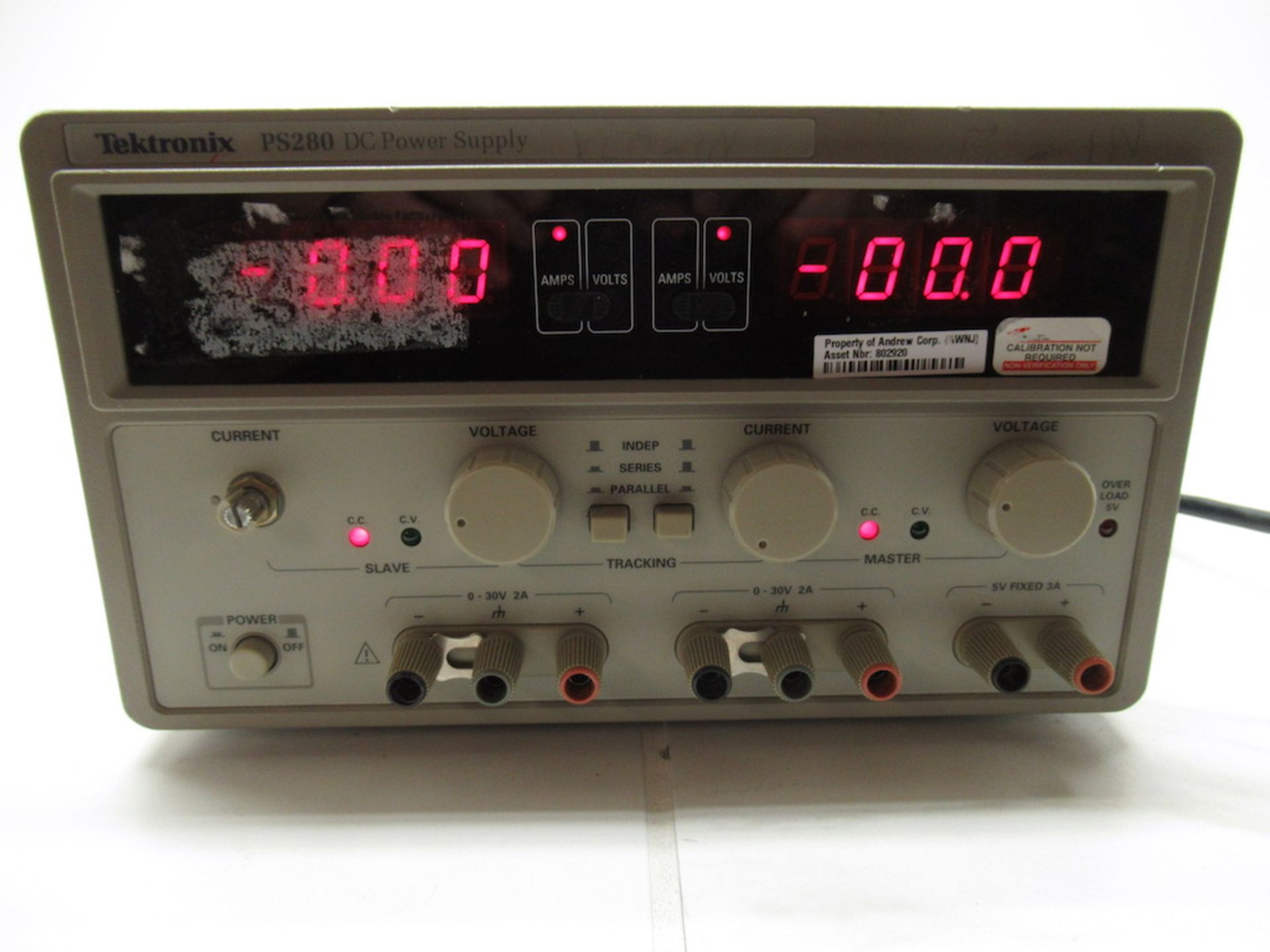 (1)Tektronix PS280 DC Power Supply, Powers On - Image 7 of 7