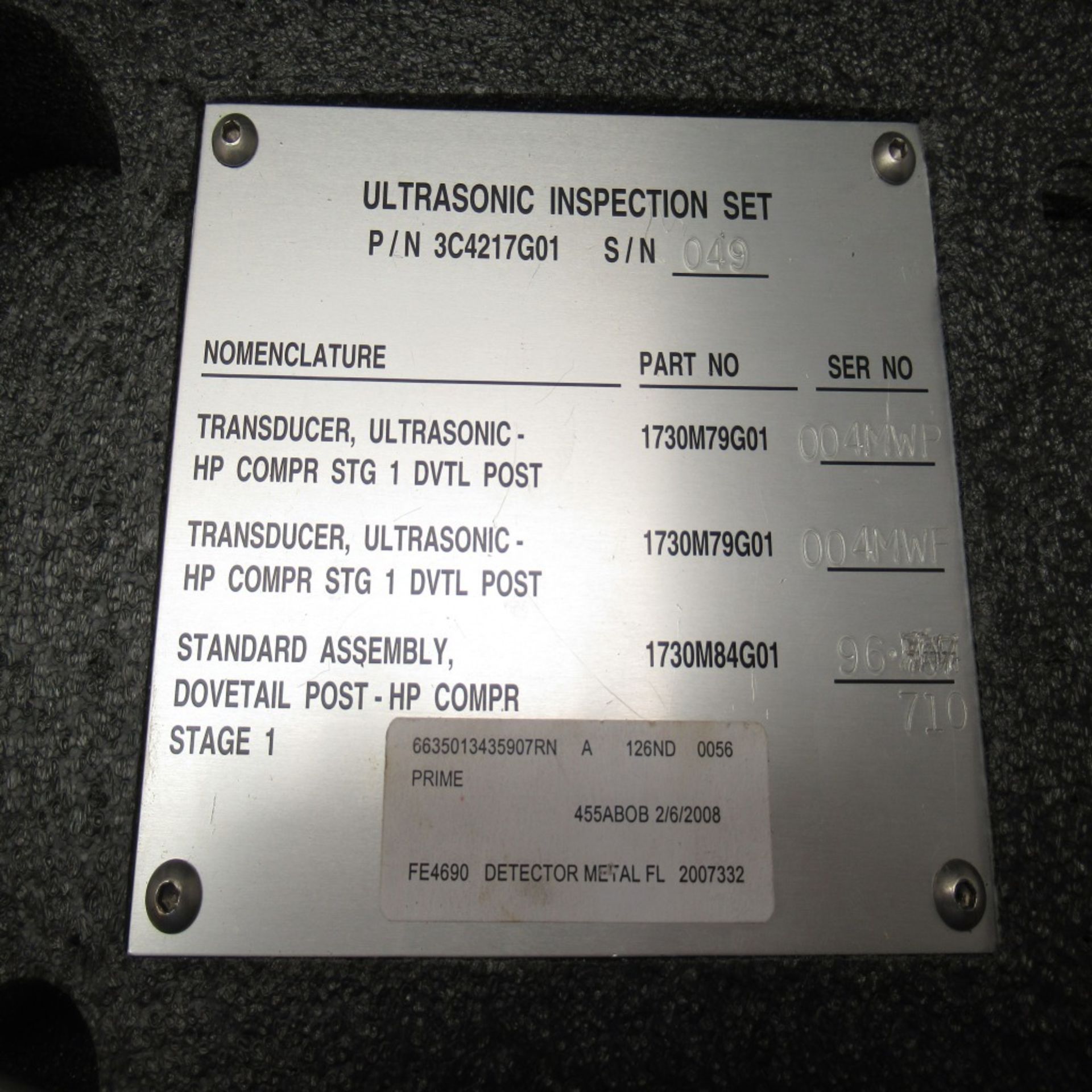 LOT OF 2- ULTRASONIC INSPECTION SET - Image 5 of 9