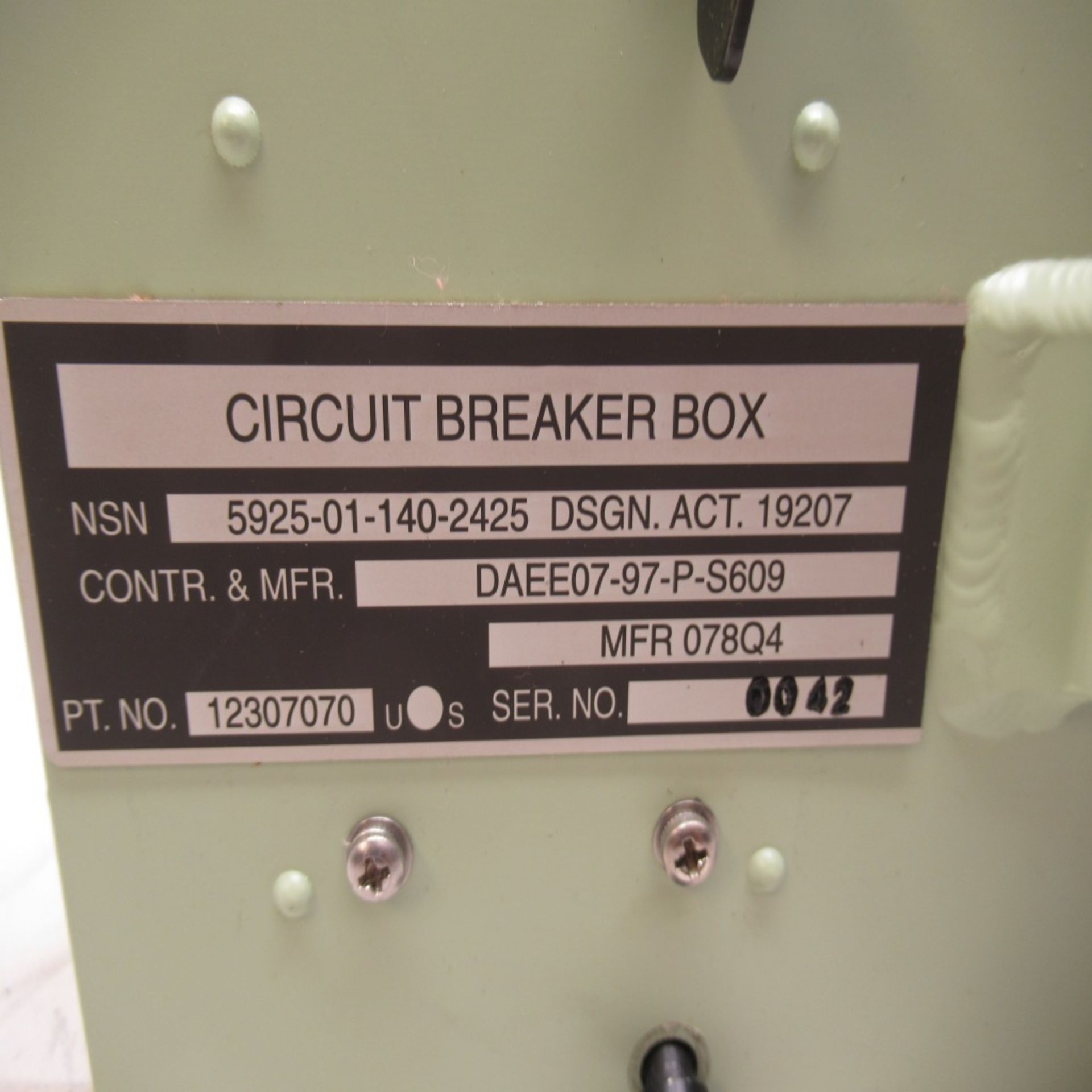 LOT OF 16- 11 CIRCUIT BREAKER BOXES PN 12307070, 1 MOTUM TELEPHONE, 1 XMTR PULSE GENERATOR, 1 - Image 2 of 26