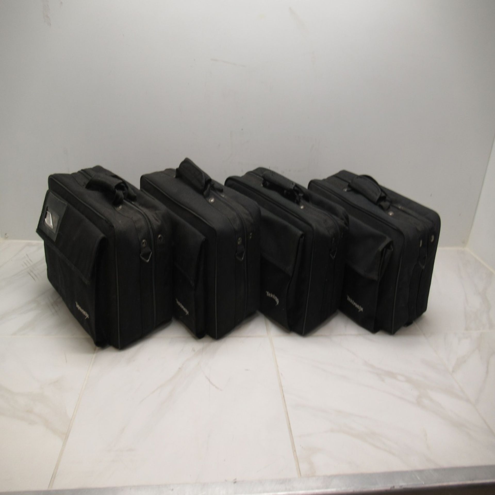 LOT OF 4 TEKTRONIX TDS3012B TWO CHANNEL DIGITAL PHOSPHOR OSCILLOSCOPES, WITH PADDED CARRY CASES AND - Image 14 of 14