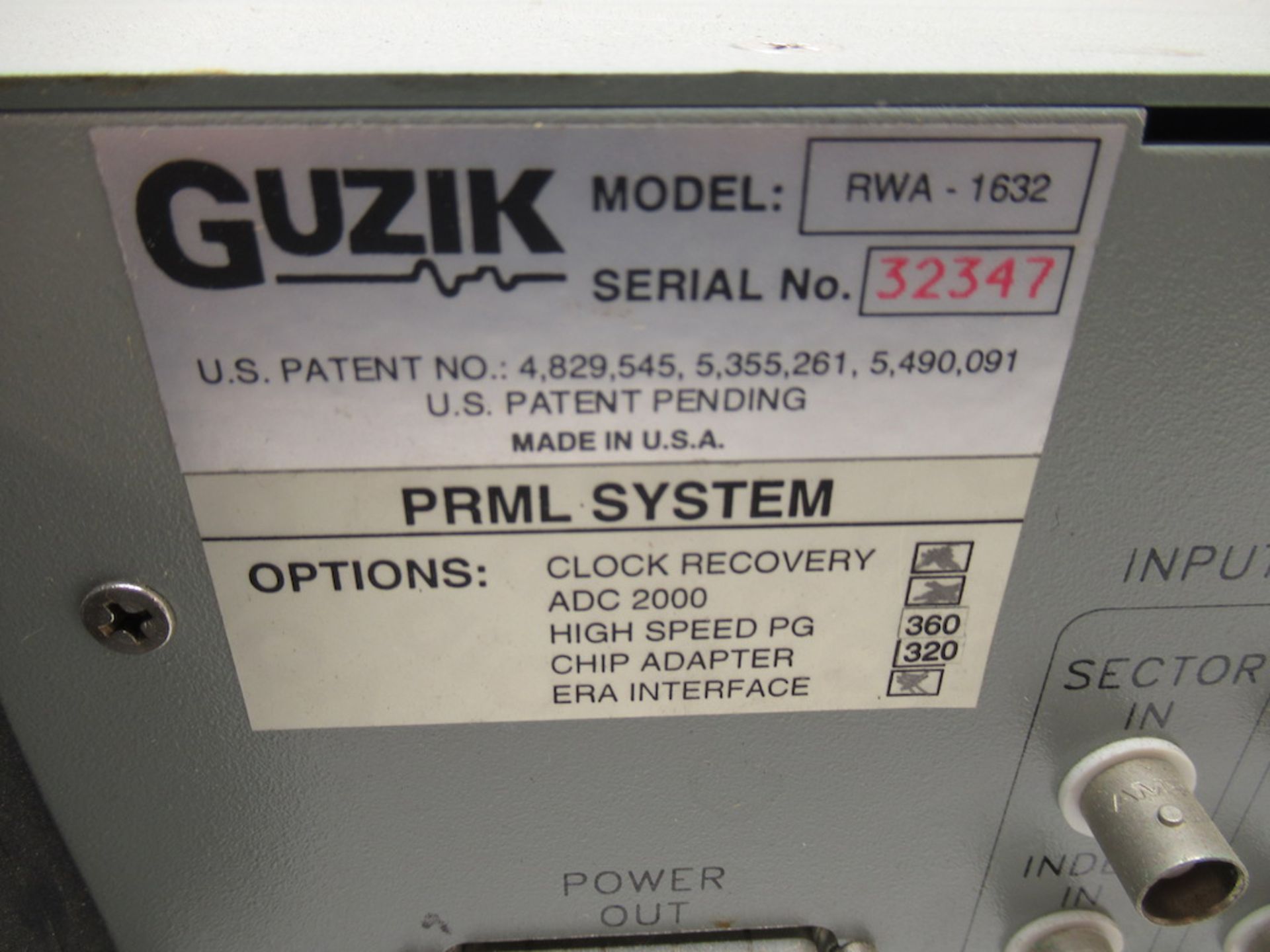 Lot of Include: (1) Guzik Technical Enterprises RWA 1632, ANA 985 PRML, (1)Guzik Ana 985 Privil, (1) - Image 15 of 16