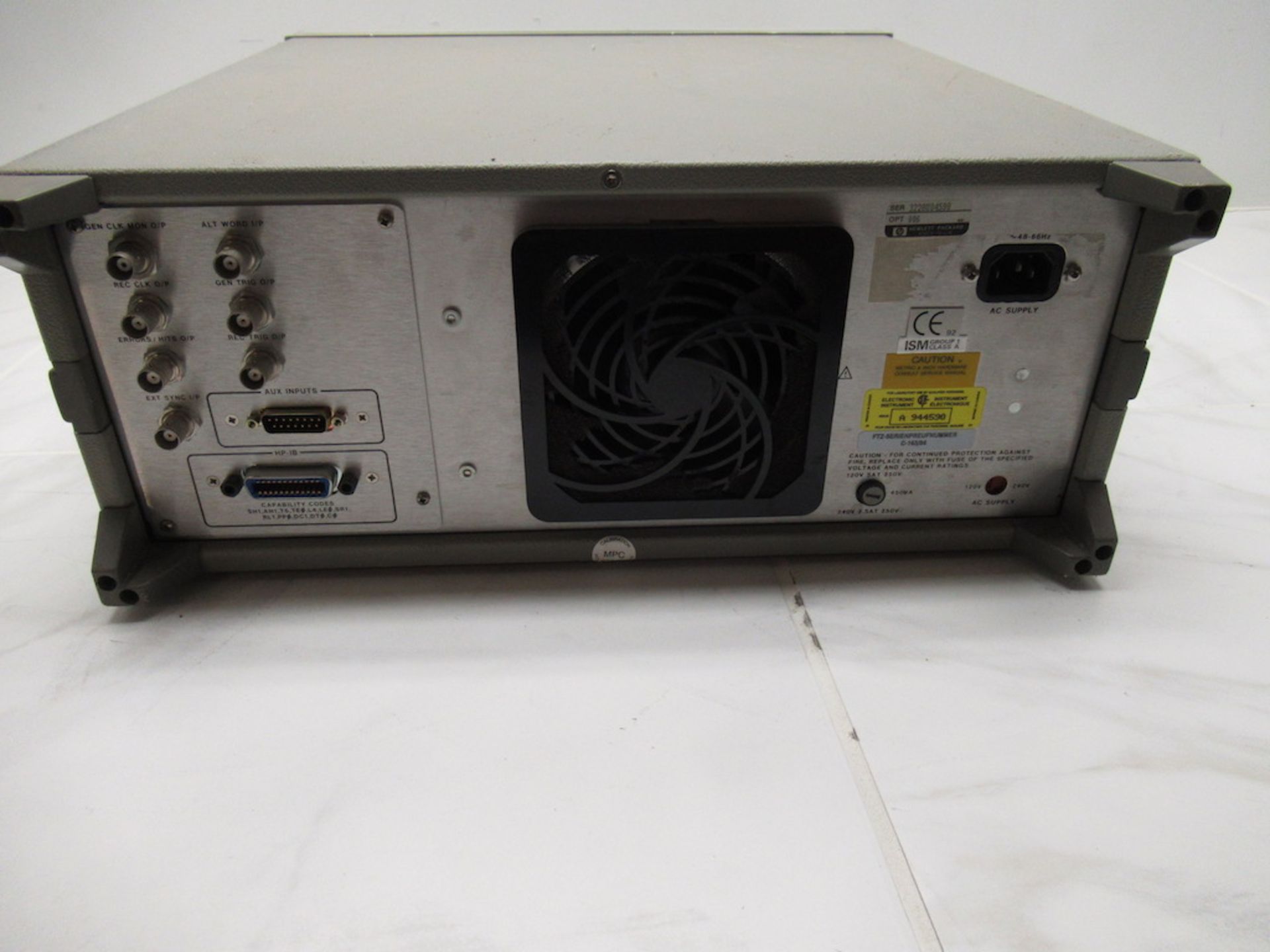 (1) HP 3764A Digital Transmission Analyzer, Powers On, Option: .006 - Image 4 of 9