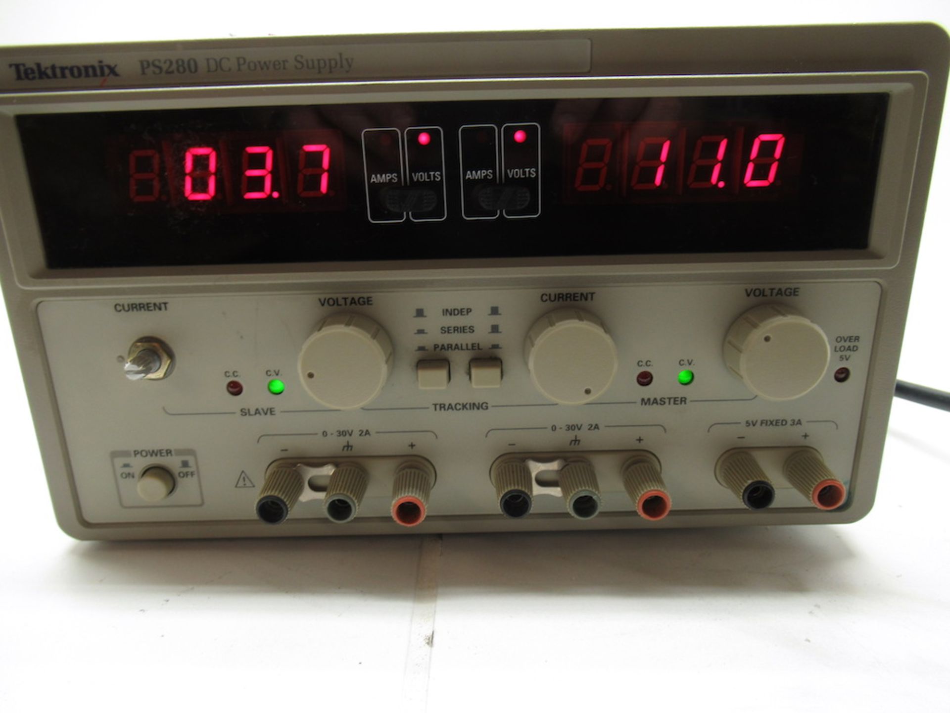 (1)Tektronix PS280 DC Power Supply, Powers On - Image 6 of 8