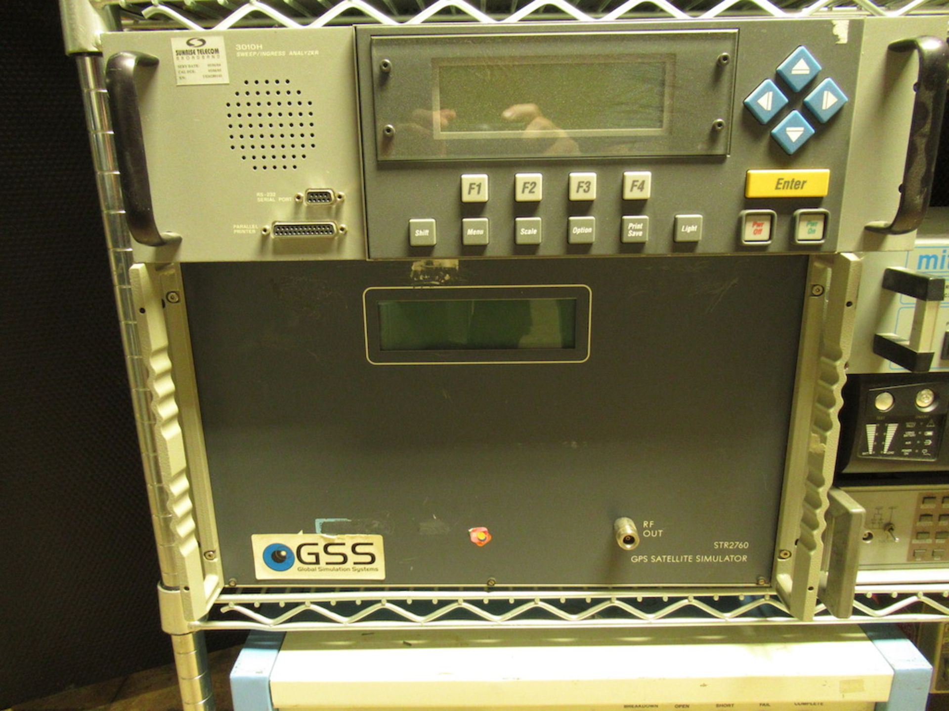 Lot to include entire rack: (22) HP 83236B PCS Interface , (1)v HP 83206A TDMA Cellular Adapter, - Image 18 of 23