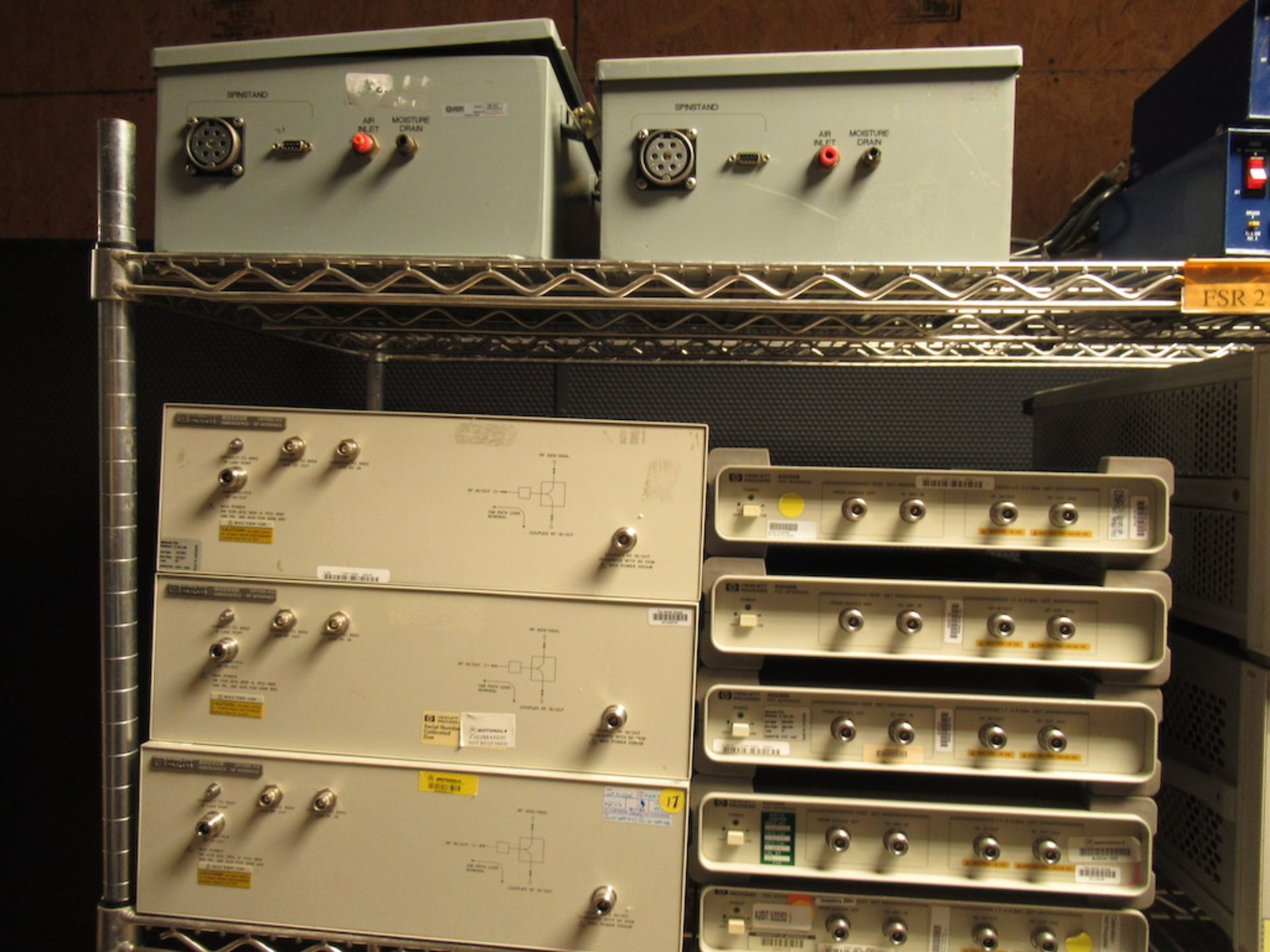 Lot to Include Entire Rack: (6) HP 83220E RF Interface, (3) Agilent 16071B Logic Analysis System, ( - Image 2 of 6