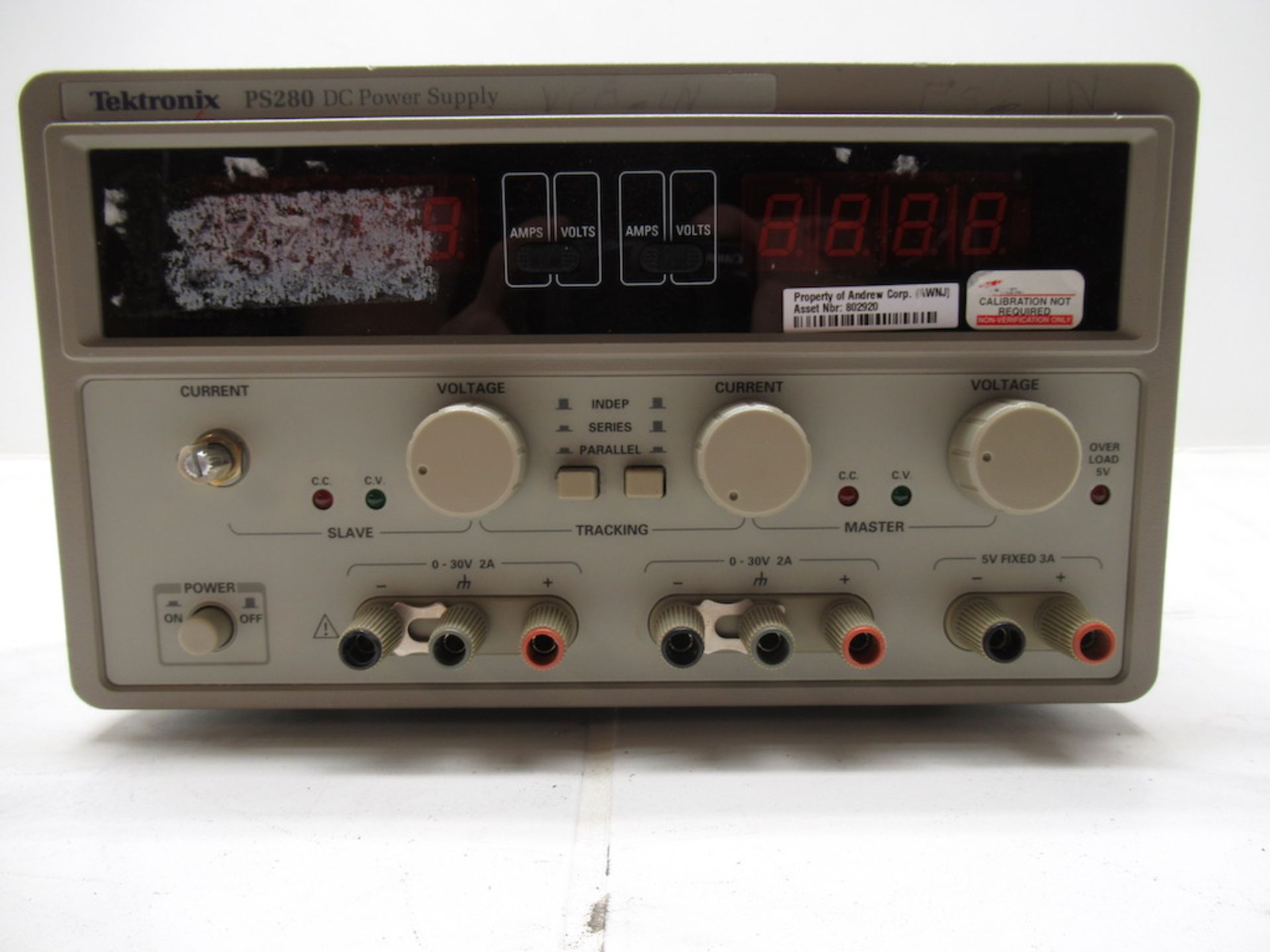 (1)Tektronix PS280 DC Power Supply, Powers On - Image 2 of 7