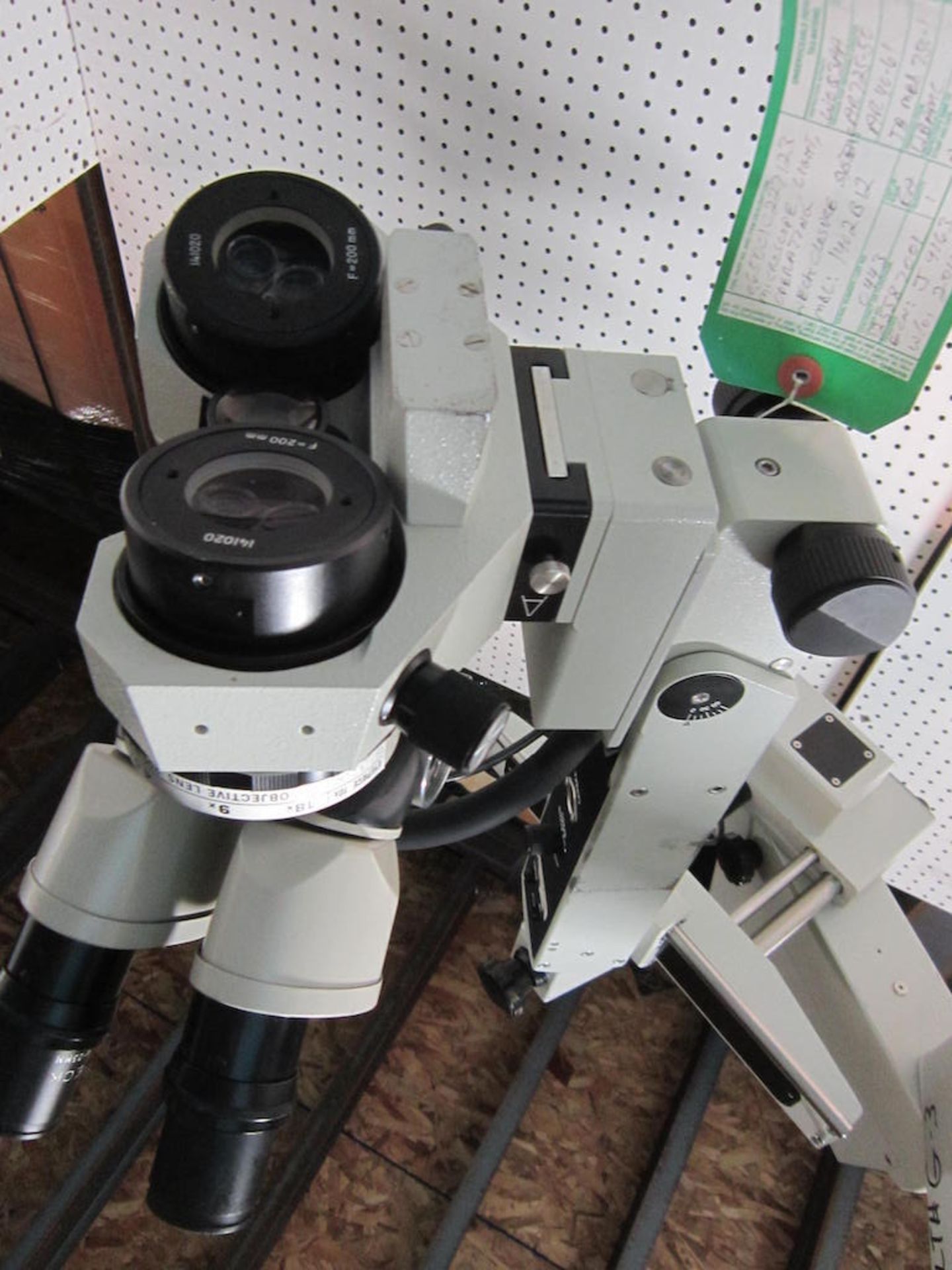 Weck Surgical Systems Microscope 1402 B12 with Light, Object Lens 200mm with Foot Switch - Image 16 of 16