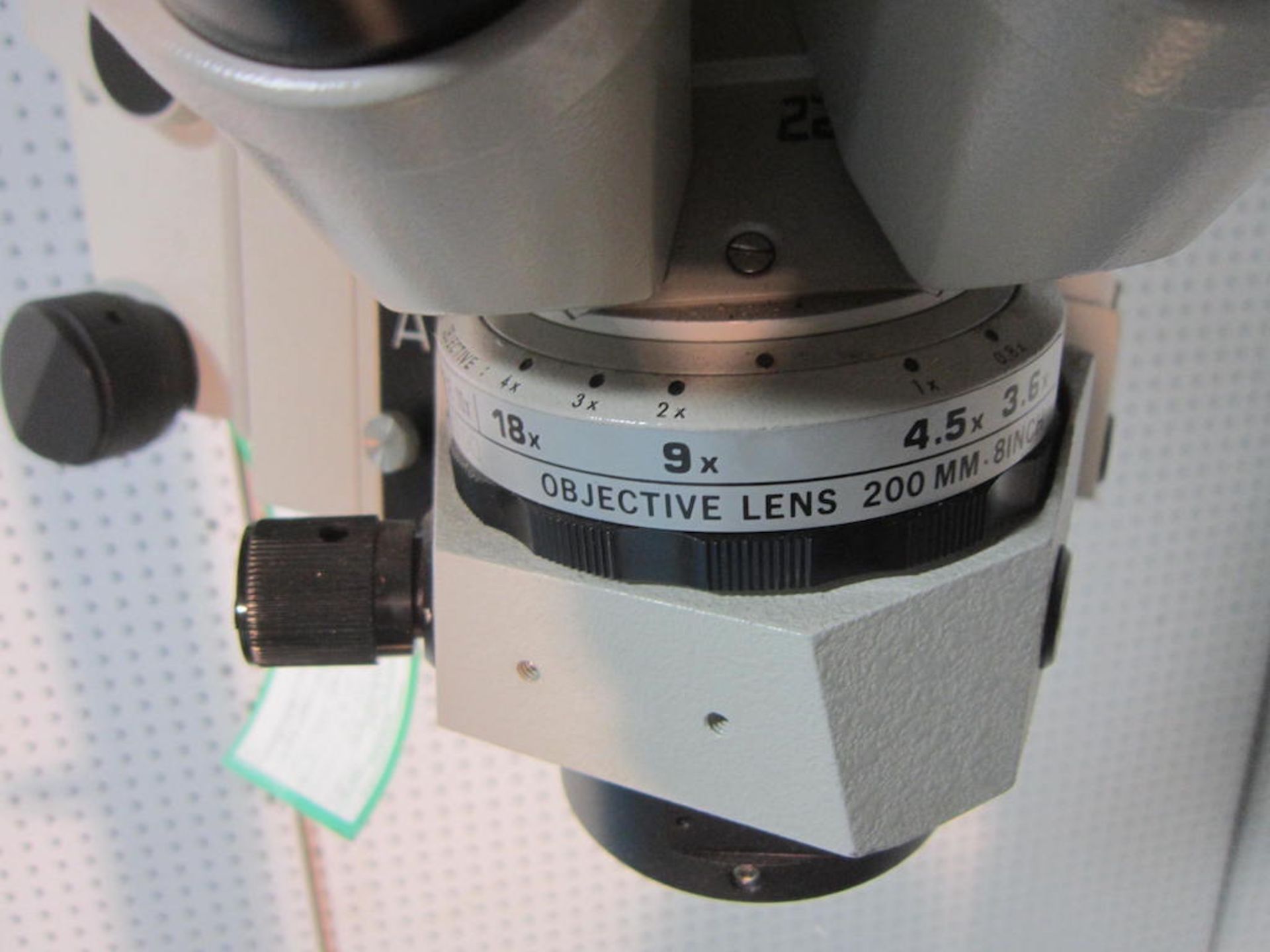 Weck Surgical Systems Microscope 1402 B12 with Light, Object Lens 200mm with Foot Switch - Image 6 of 16