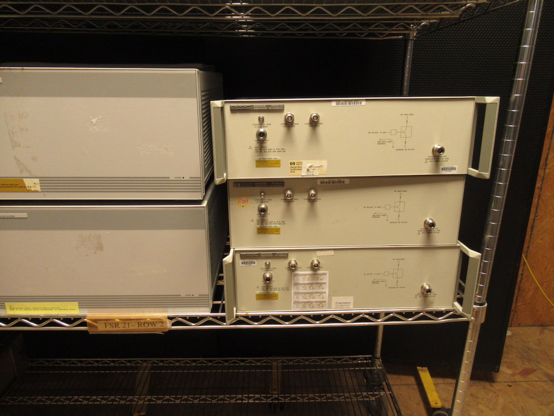 Lot to Include Entire Rack: (6) HP 83220E RF Interface, (3) Agilent 16071B Logic Analysis System, ( - Image 4 of 6