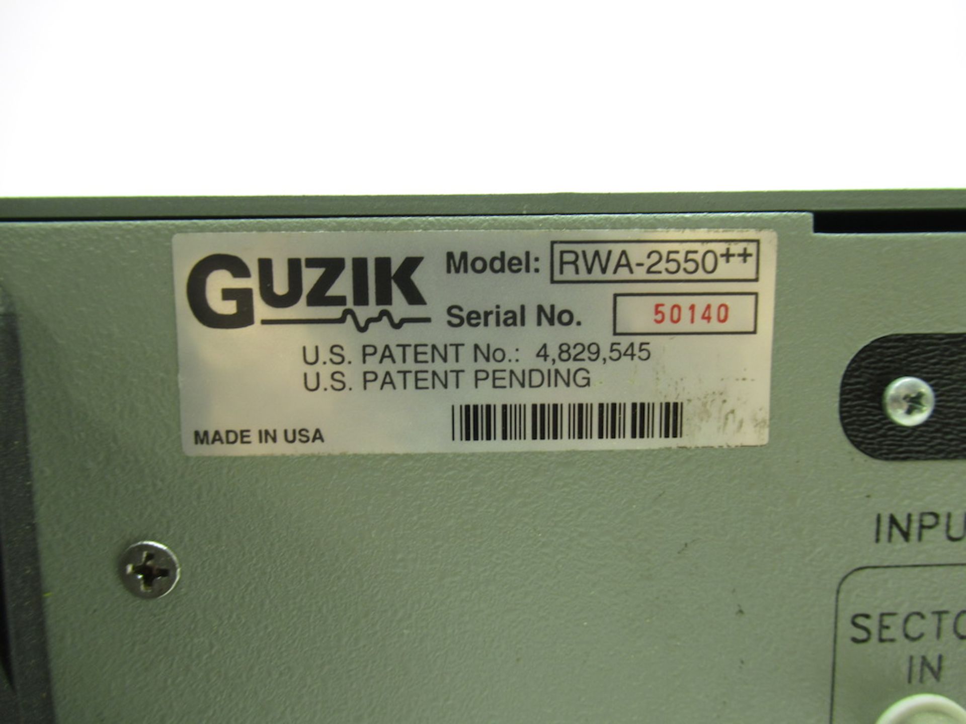 Lot of Include: (1) Guzik Technical Enterprises RWA 1632, ANA 985 PRML, (1)Guzik Ana 985 Privil, (1) - Image 7 of 16