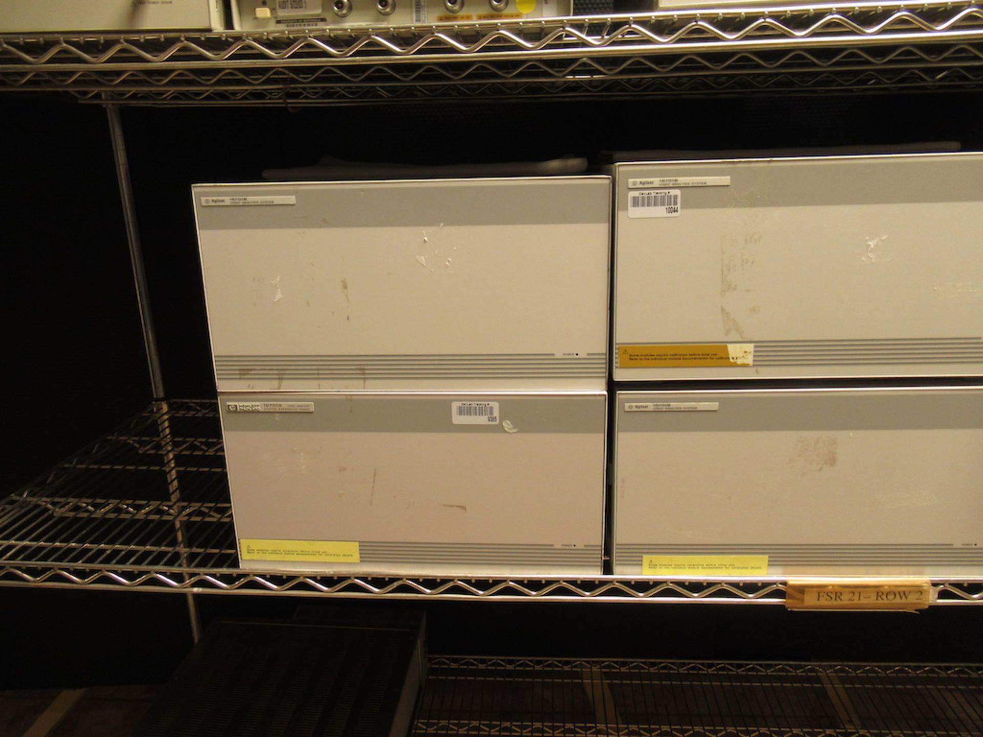 Lot to Include Entire Rack: (6) HP 83220E RF Interface, (3) Agilent 16071B Logic Analysis System, ( - Image 5 of 6