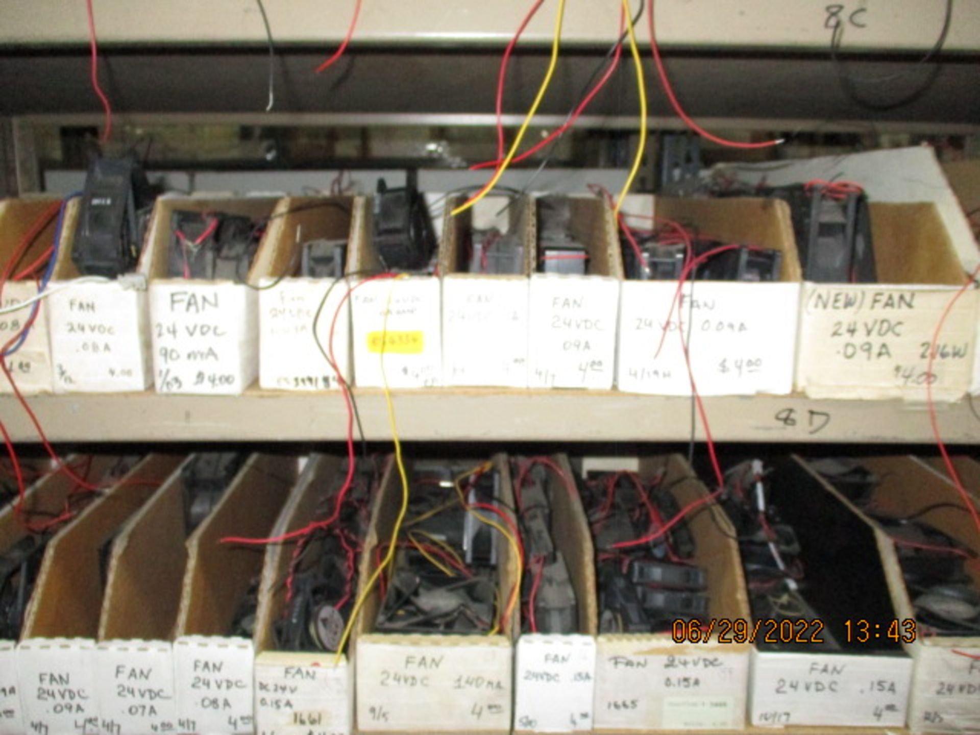 CONTENTS OF SHELVING UNIT CONSISTING OF ASSORTMENT OF FANS - Image 8 of 15