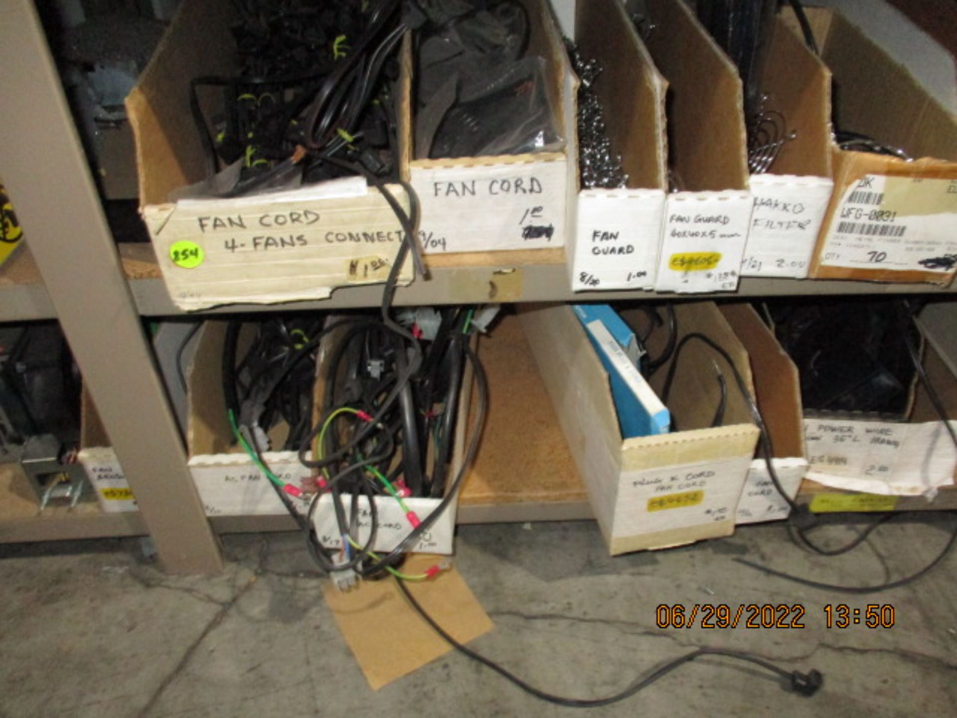 CONTENTS OF SHELVING UNIT CONSISTING OF ASSORTMENT OF FANS AND FAN ACCESSORIES - Image 11 of 13