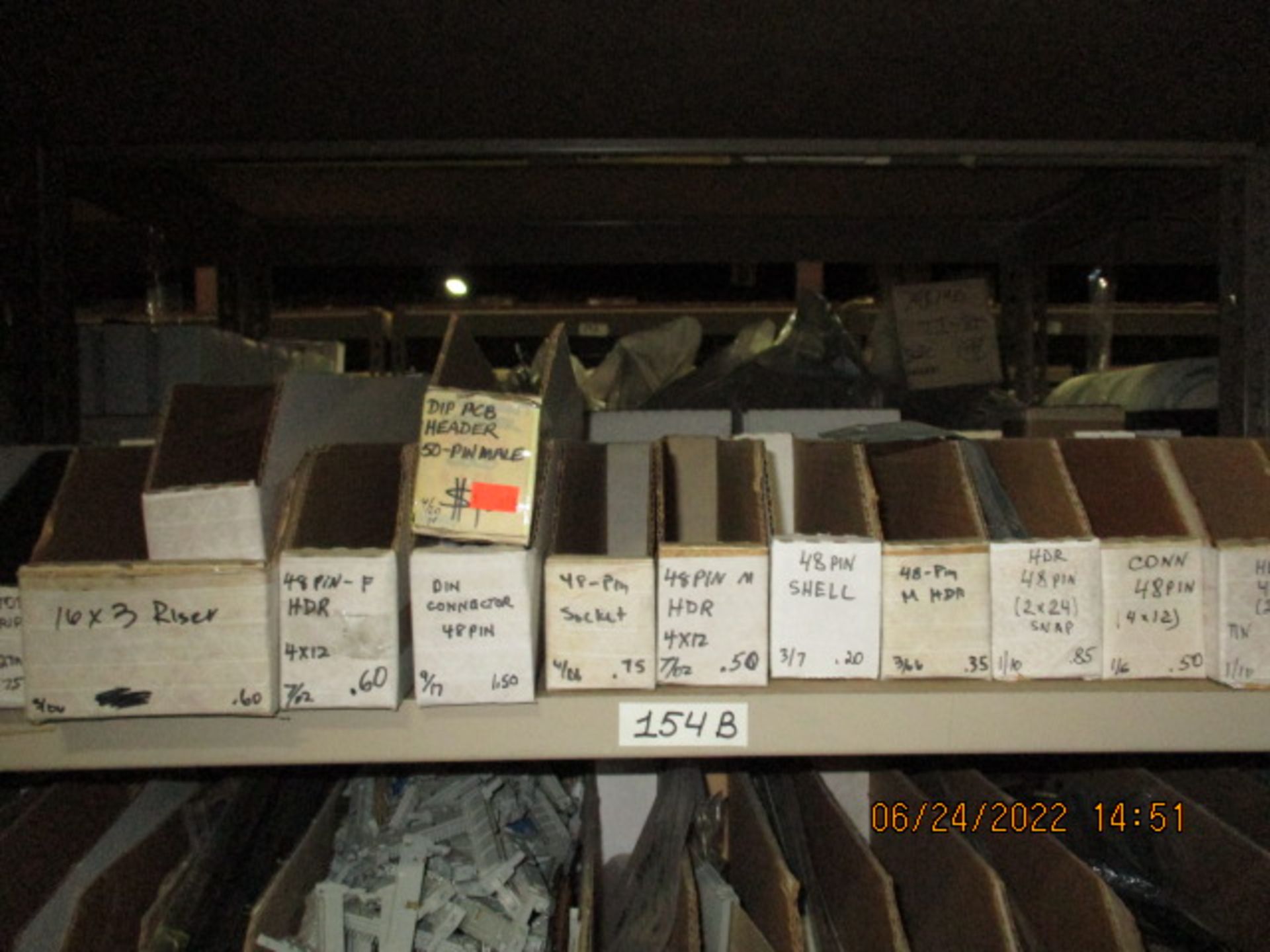CONTENTS OF SHELVING UNIT CONSISTING OF 44, 45, 46, 48, 50, 52, 55, & 56 PIN CONNECTORS - Image 3 of 6