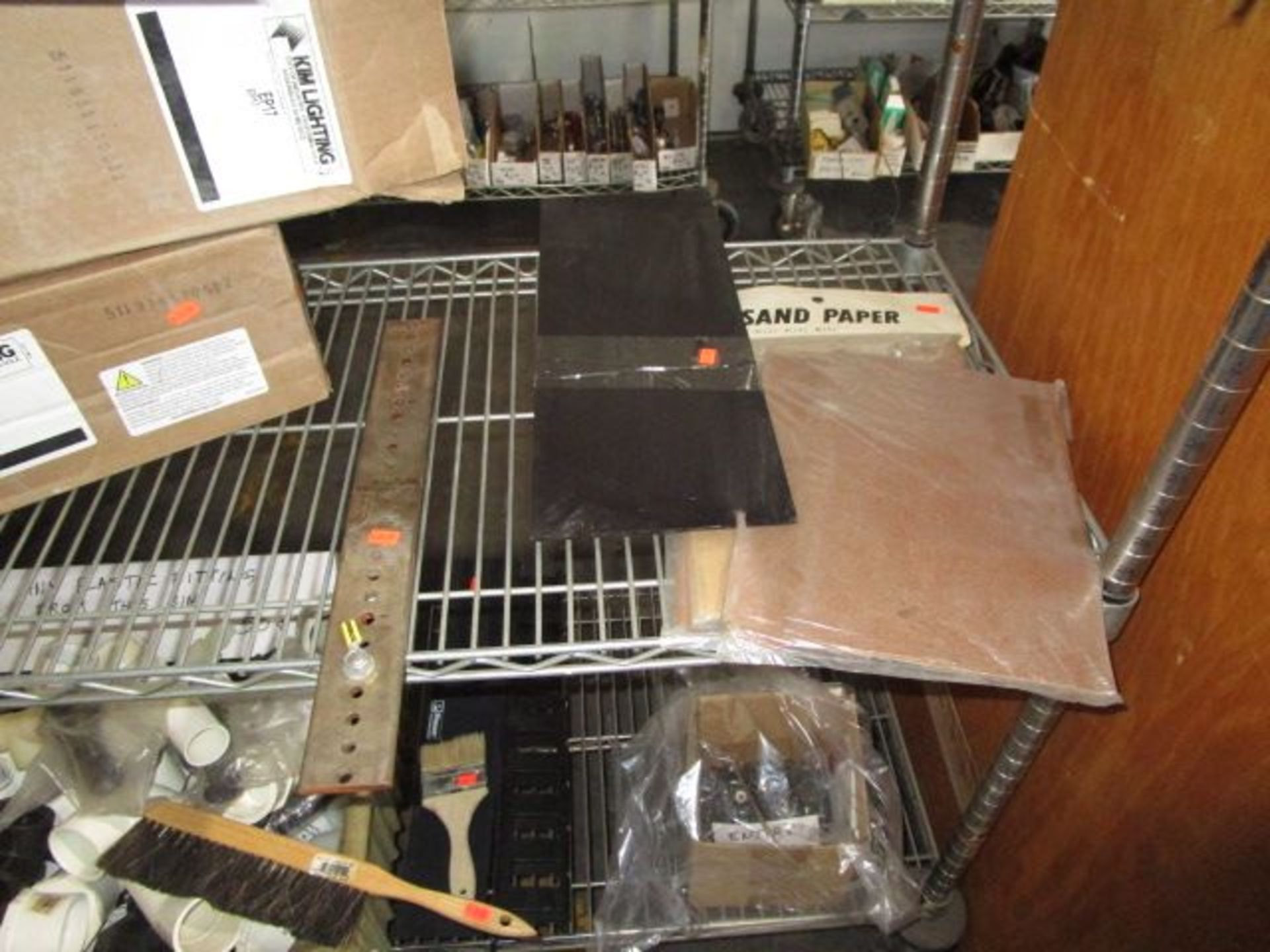 SHELVING UNIT OF CORD/ROPE, BOX OF CHASSIS, PLASTIC FITTINGS - Image 7 of 9