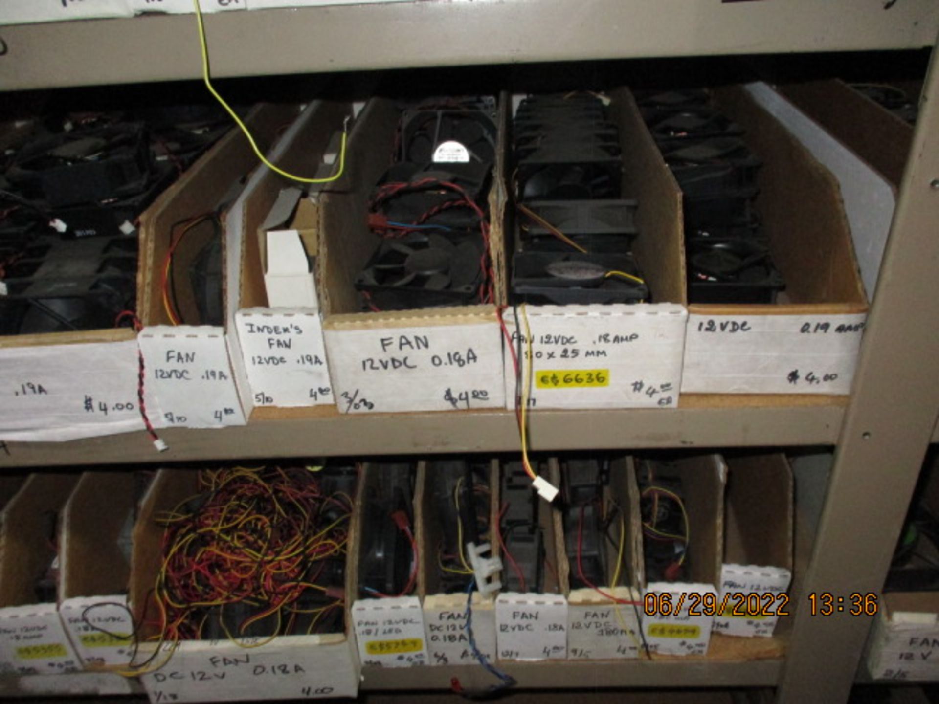 CONTENTS OF SHELVING UNIT CONSISTING OF ASSORTMENT OF FANS - Image 14 of 14