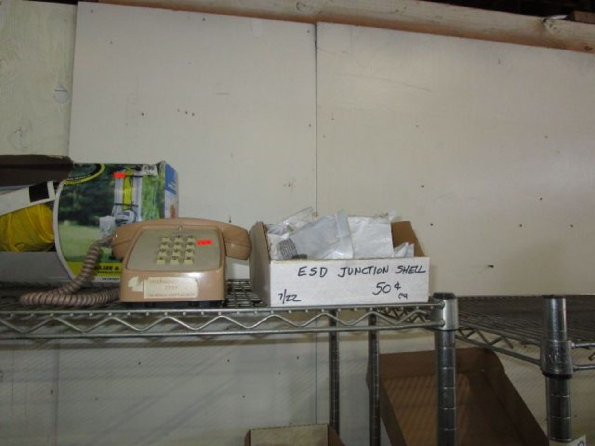 SHELVING UNIT OF ASSORTMENT OF EYELETS, CONNECTORS, ACID BRUSHES, BRACKETS - Image 2 of 12