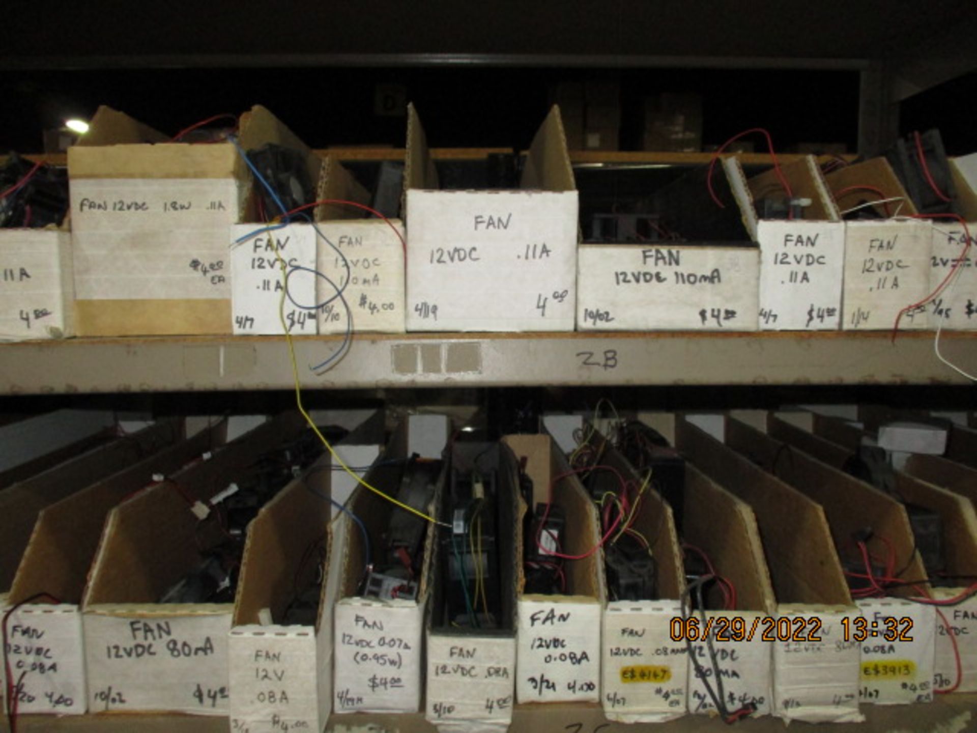 CONTENTS OF SHELVING UNIT CONSISTING OF ASSORTMENT OF FANS - Image 3 of 20