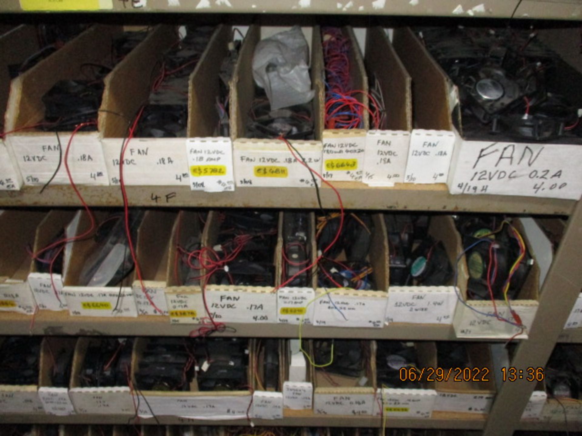 CONTENTS OF SHELVING UNIT CONSISTING OF ASSORTMENT OF FANS - Image 11 of 14